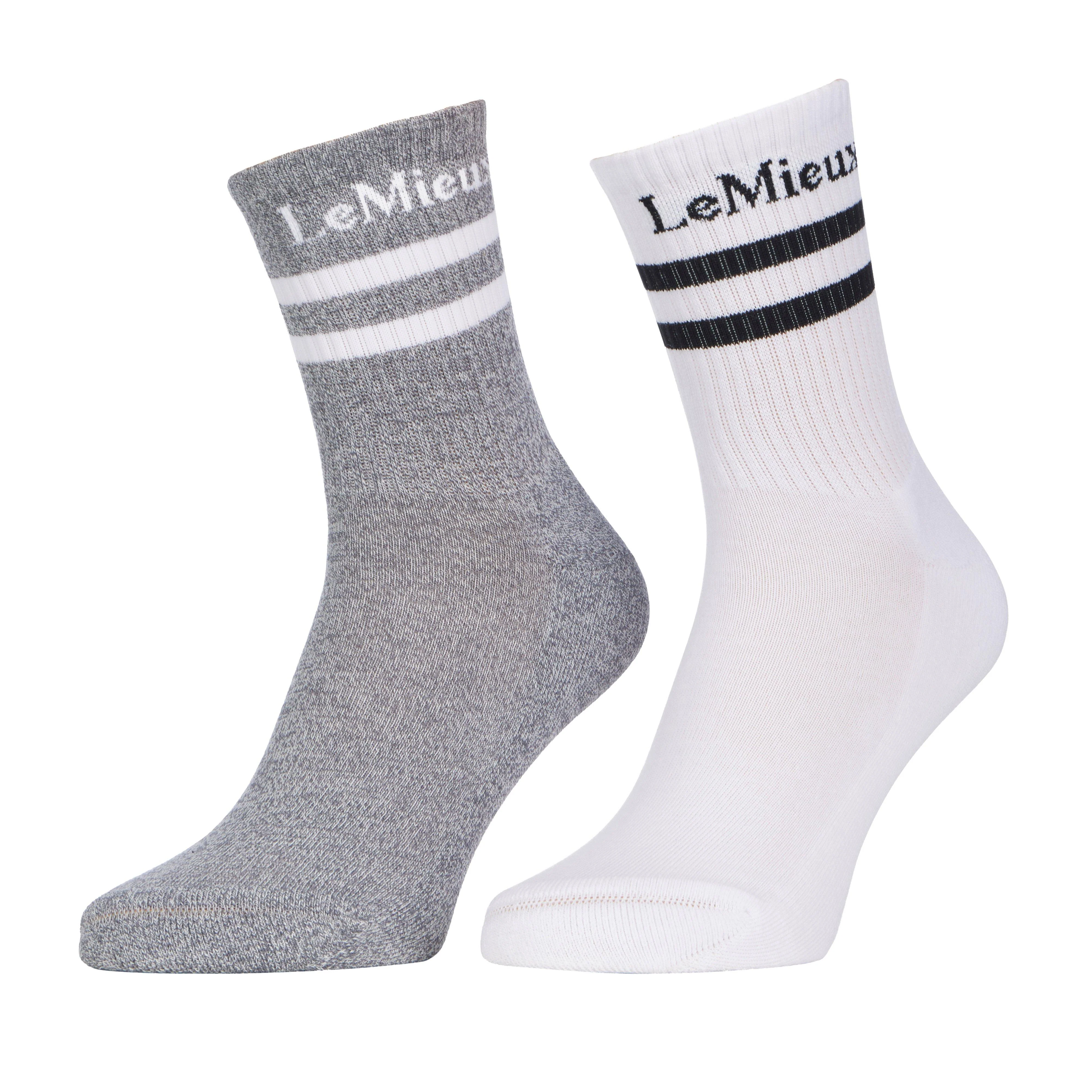 Crew Socks 2 Pack White - Image 5