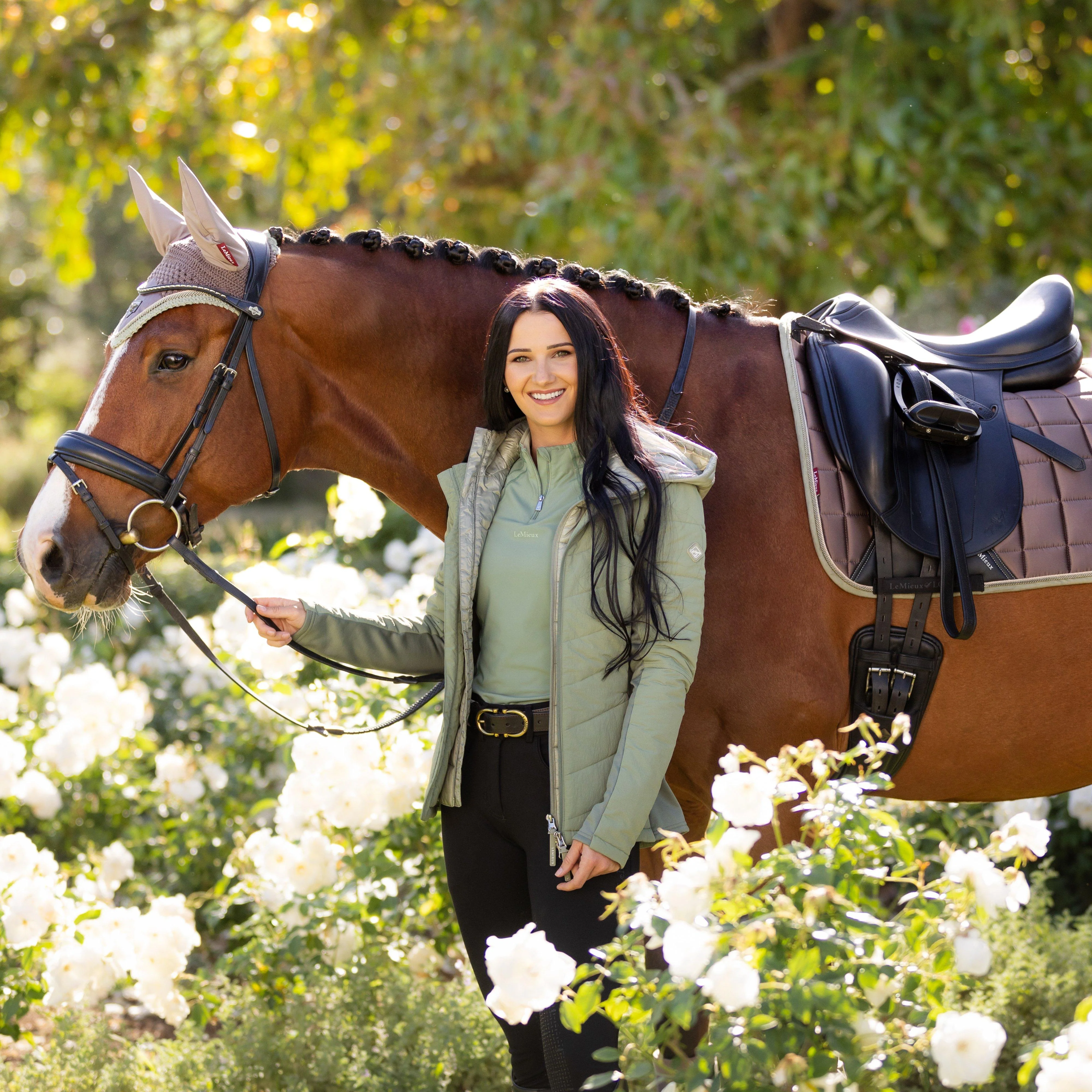 Loire Classic Dressage Saddle Pad Walnut - Image 4
