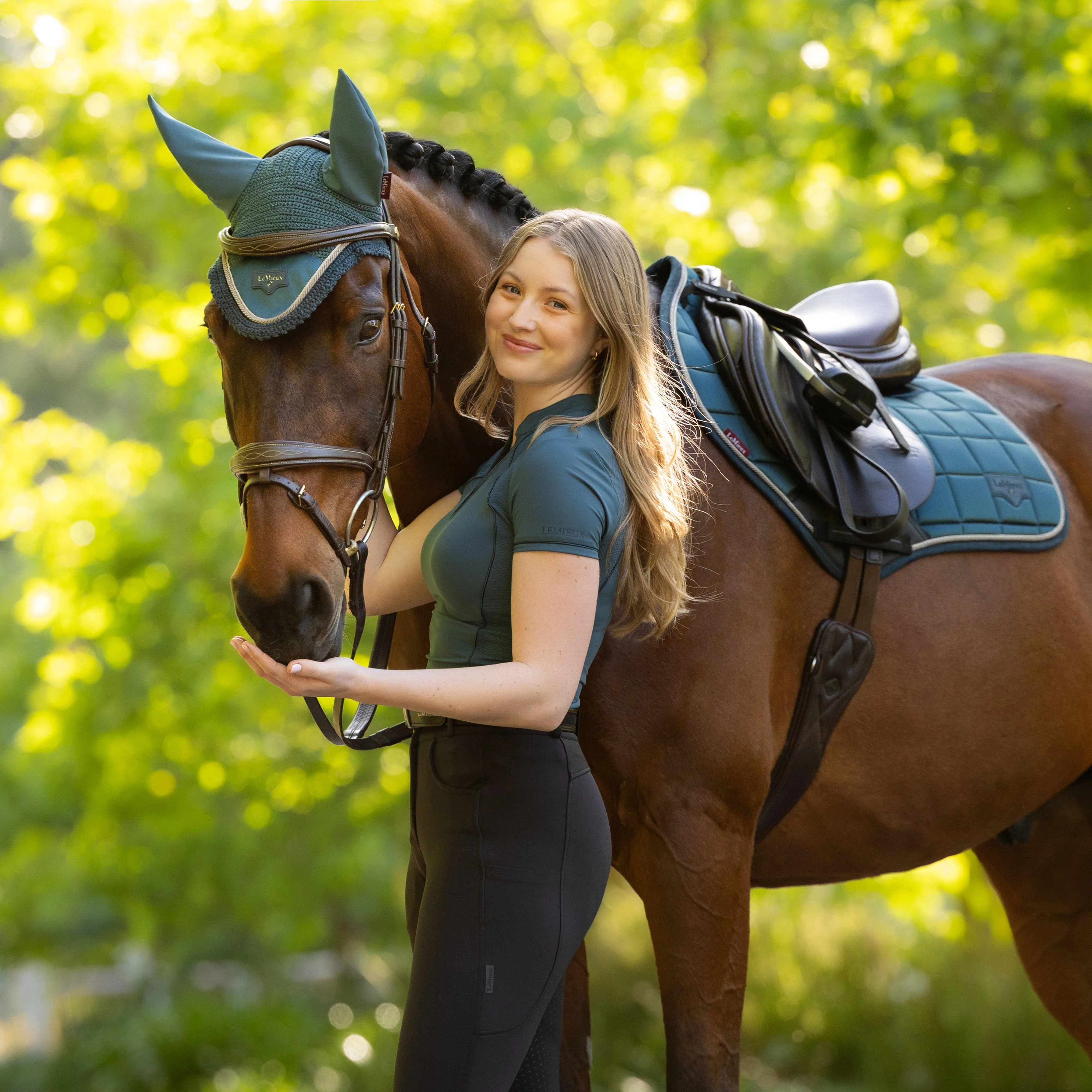 Loire Close Contact Saddle Pad Jungle - Image 4