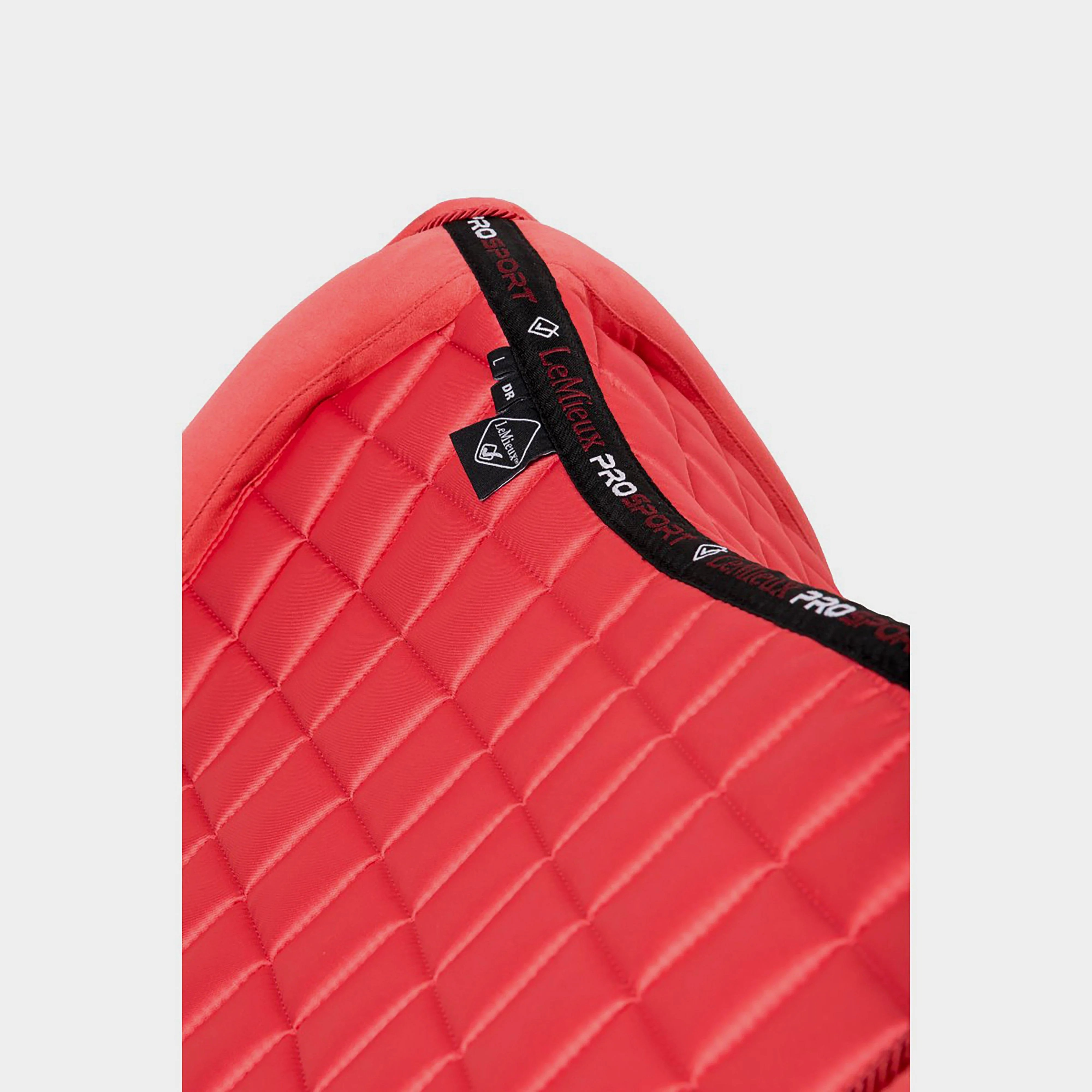 Loire Memory Satin Dressage Square Saddle Pad Papaya - Image 7