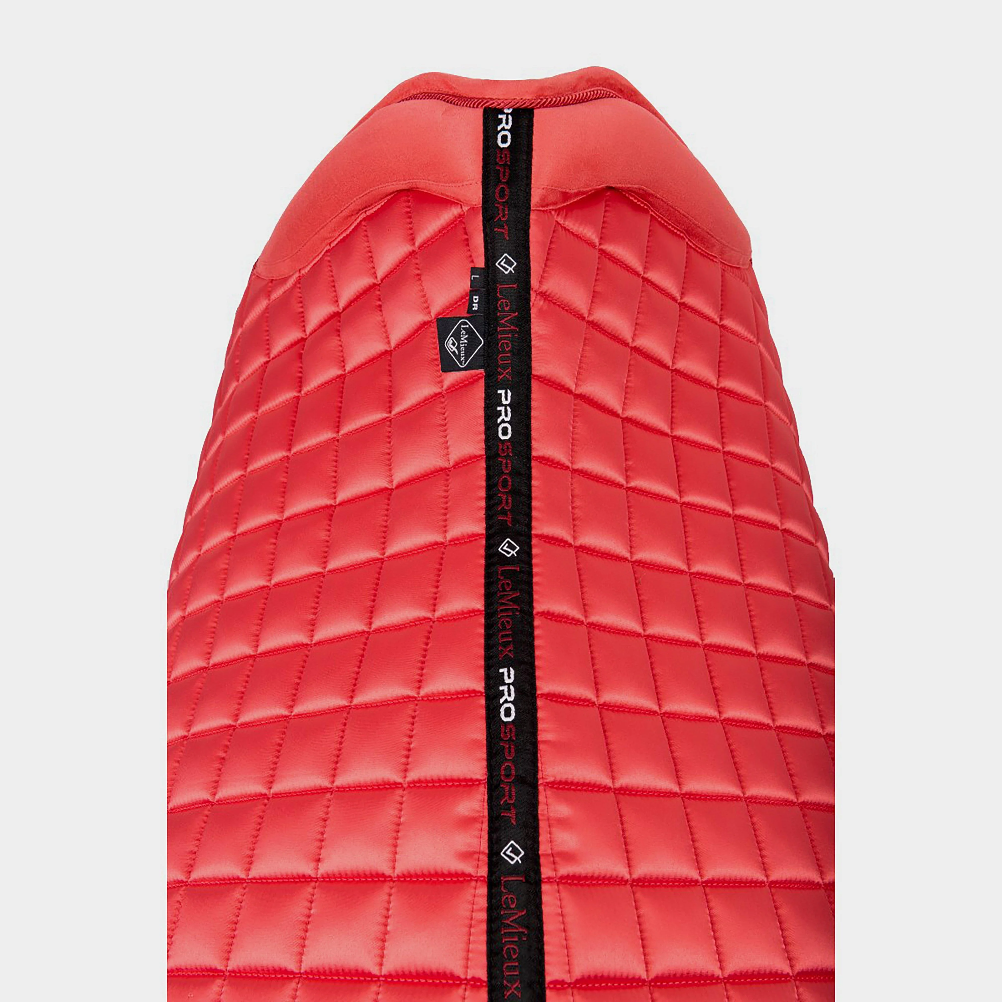 Loire Memory Satin Dressage Square Saddle Pad Papaya - Image 9