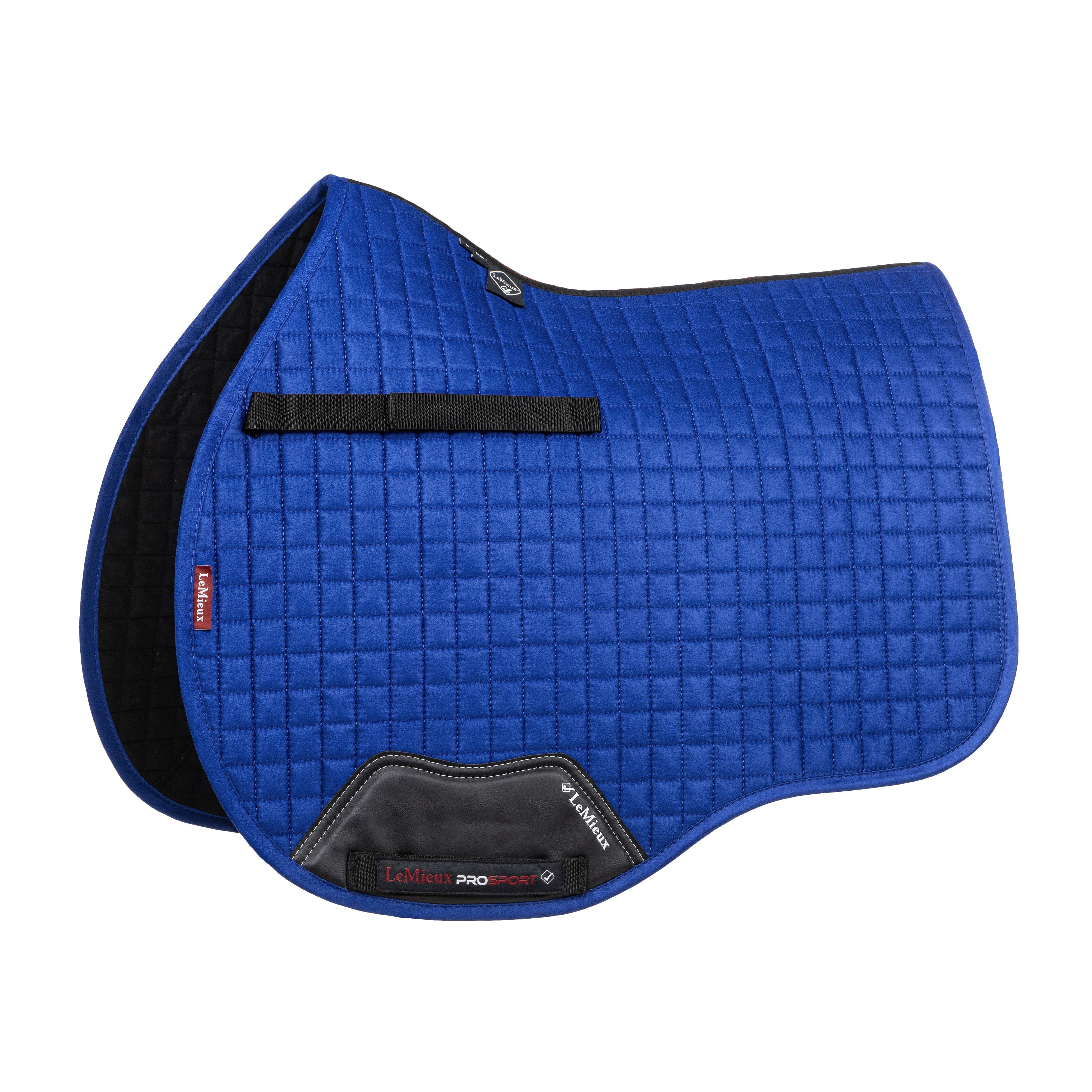 ProSport Suede GP Square Saddle Pad Benetton Blue - Image 5