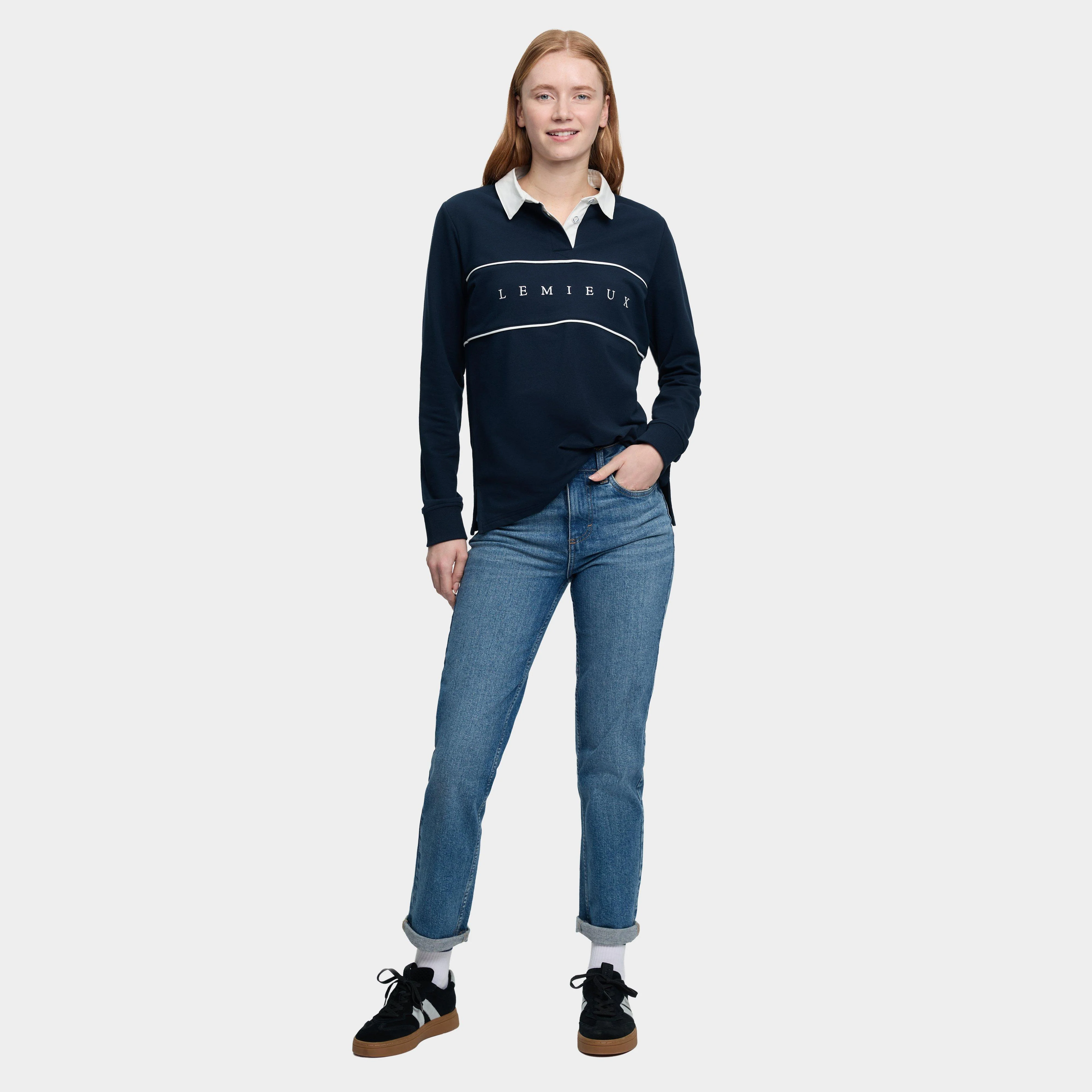 Rochelle Rugby Shirt Navy - Image 3
