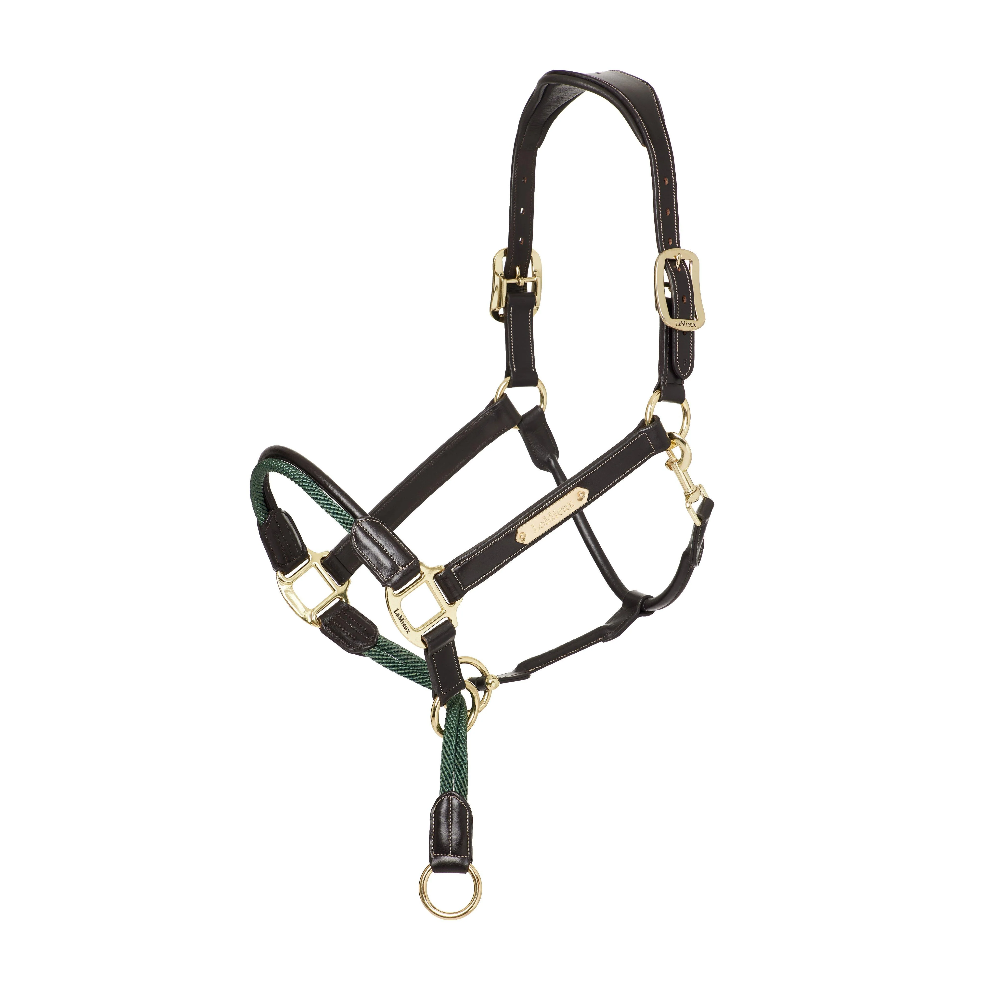 Rope Control Headcollar Brown - Image 4