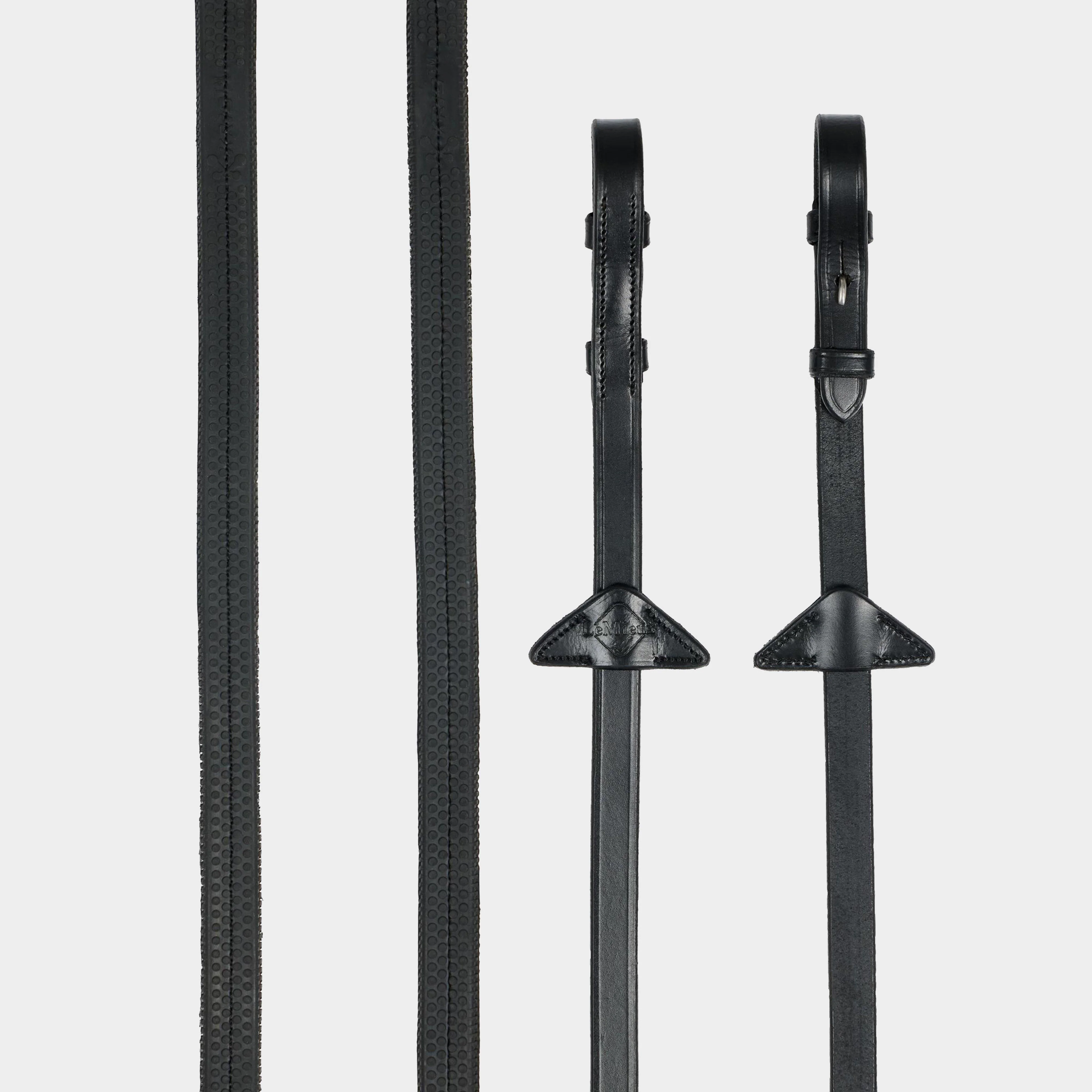 Rubber Reins Black
