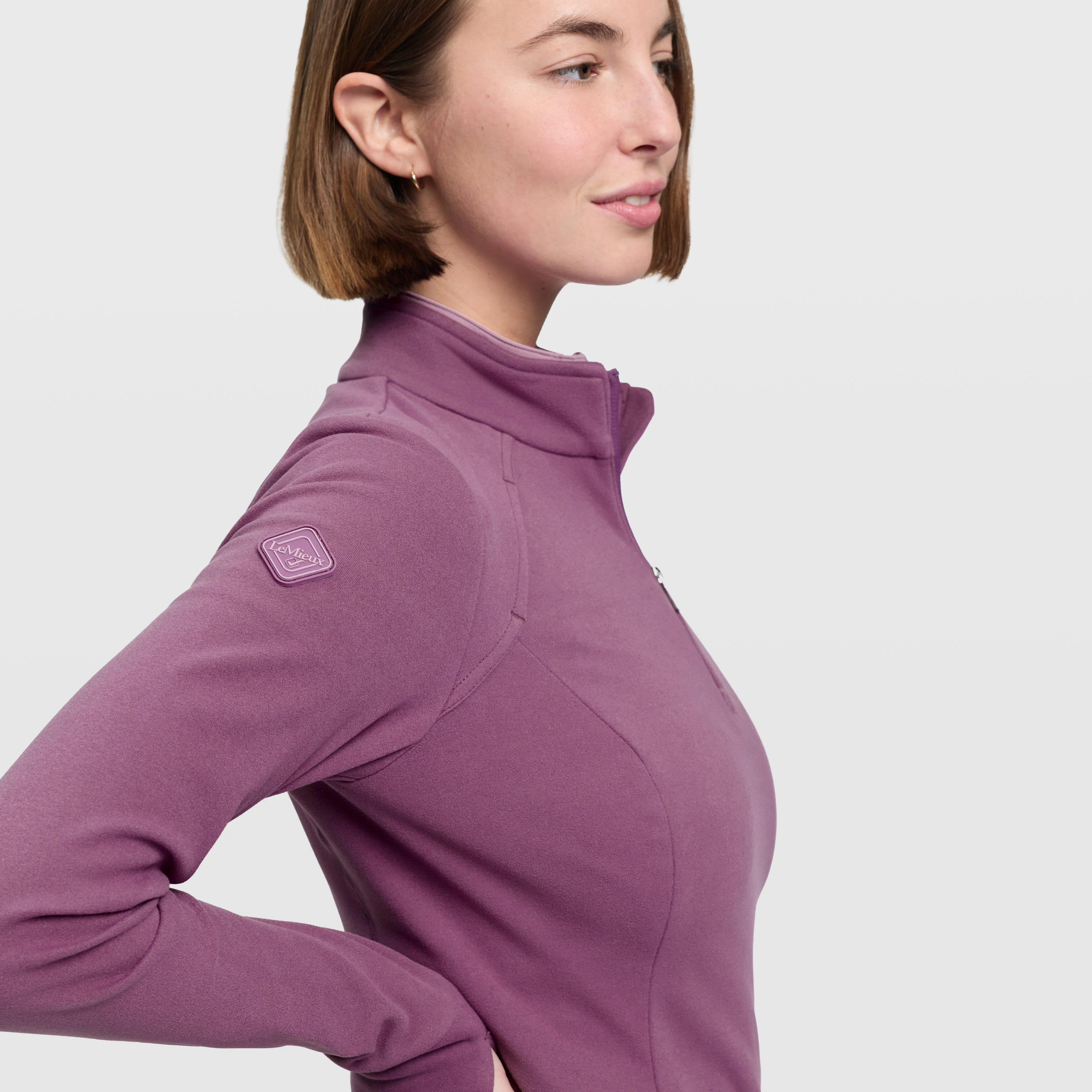 Women's Frances Quarter Zip Fleece Mallow - Image 6