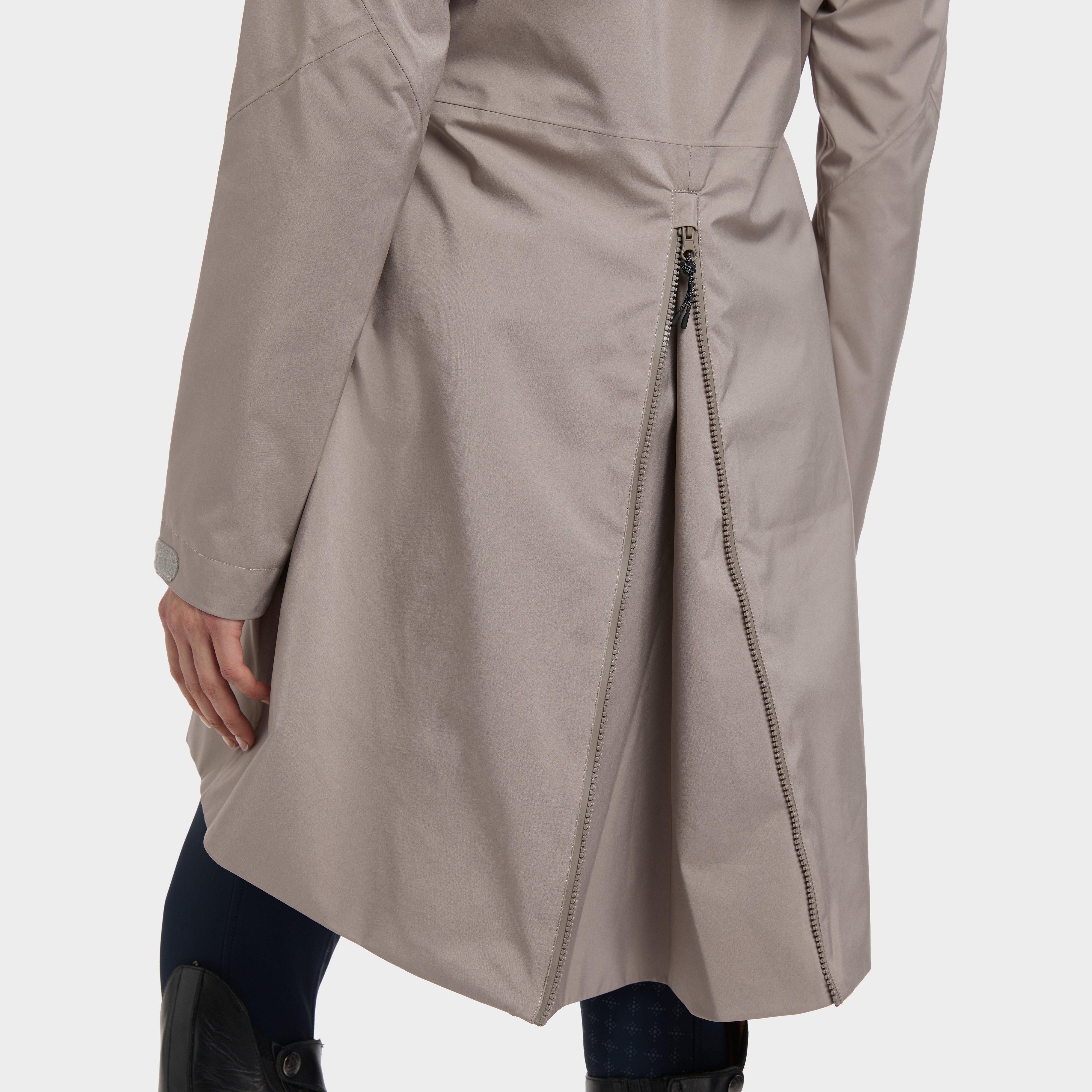 Womens Grace Long Rain Jacket Pecan - Image 4