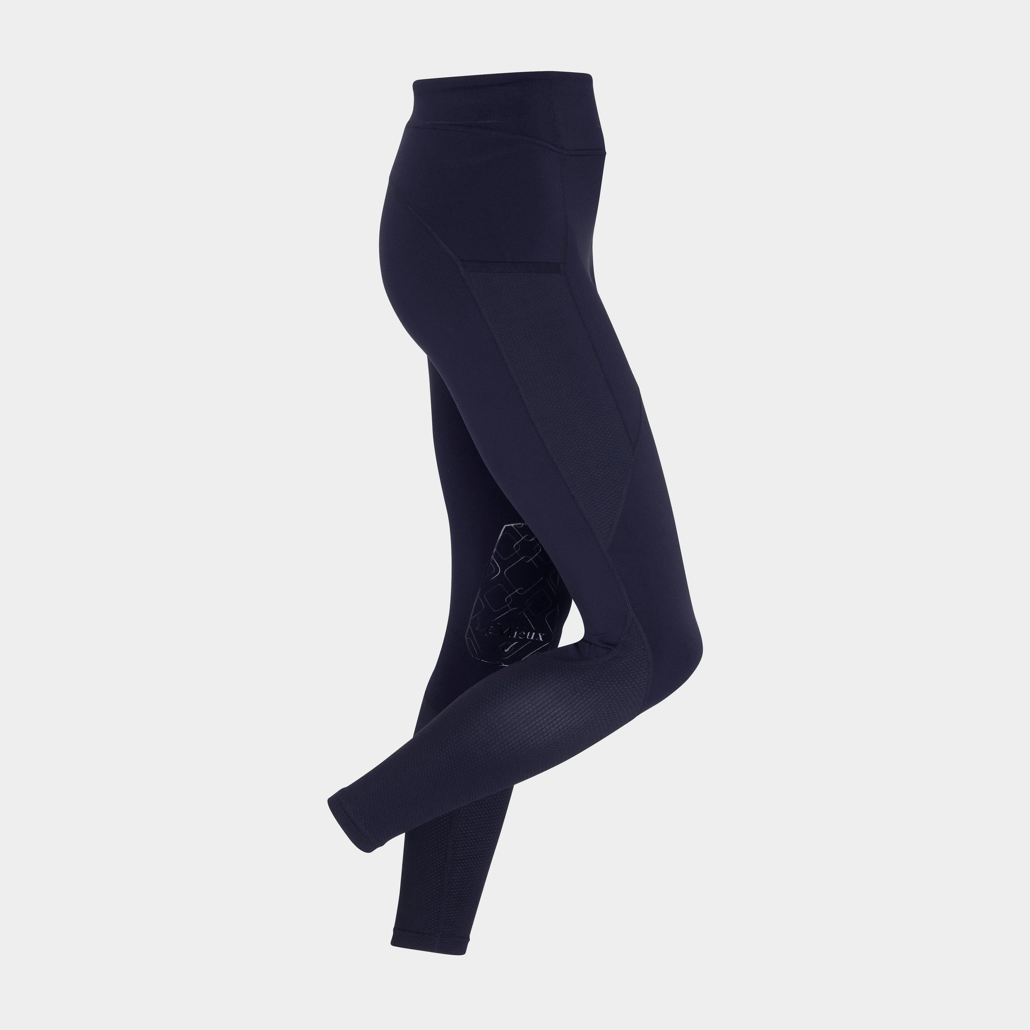 Womens Lucie Mesh Leggings Navy - Image 2