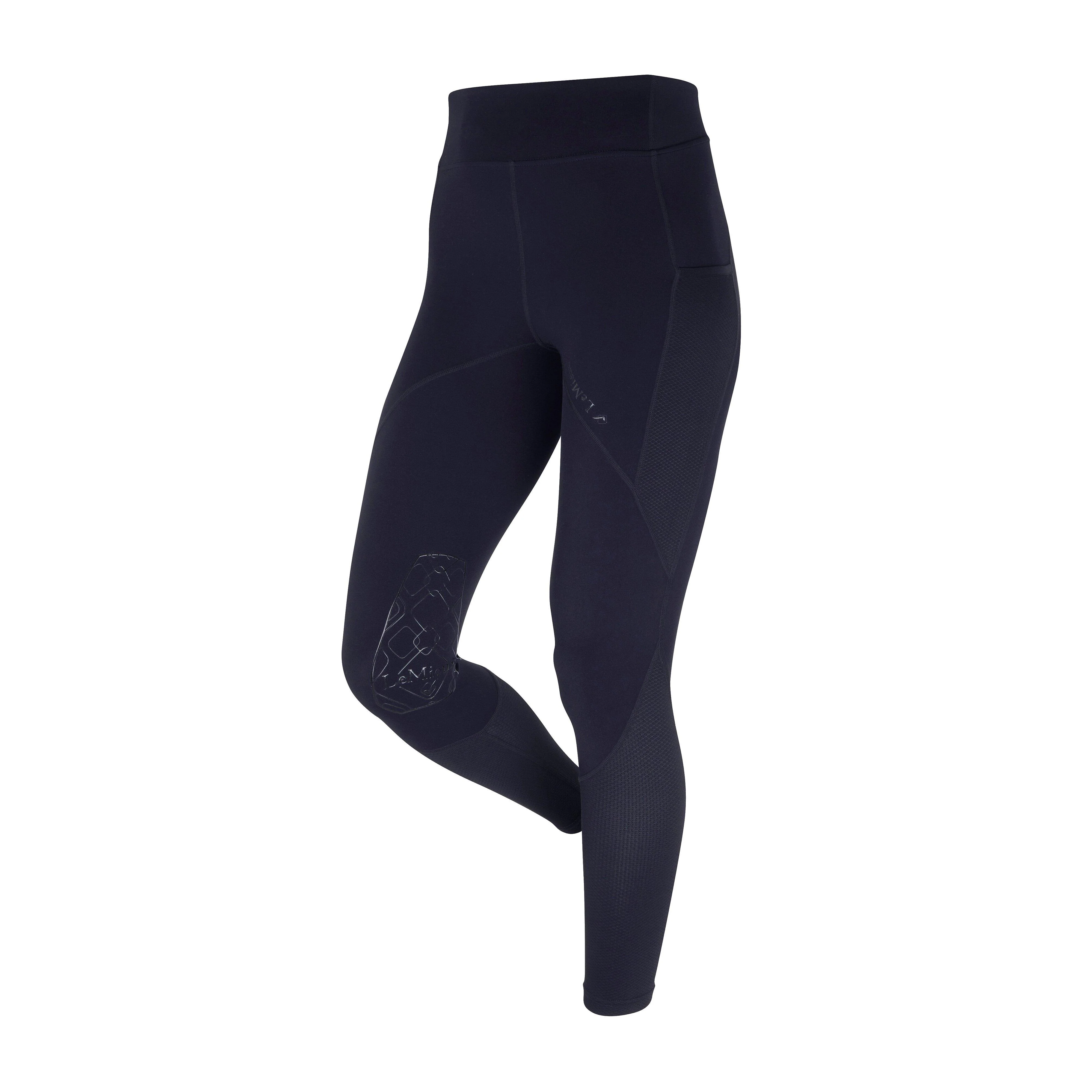 Womens Lucie Mesh Leggings Navy - Image 5