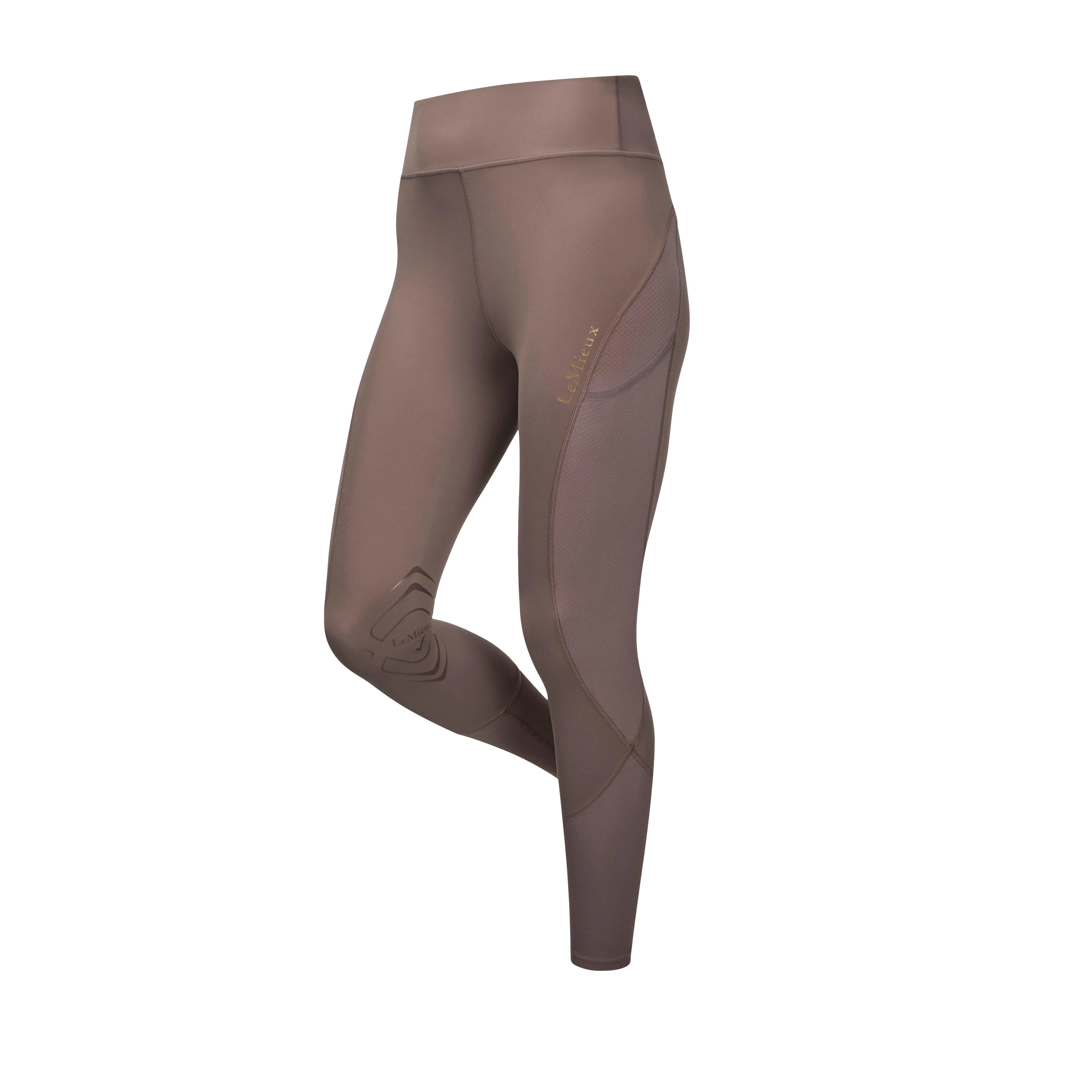 Womens Lydia Mesh Leggings Walnut - Image 9
