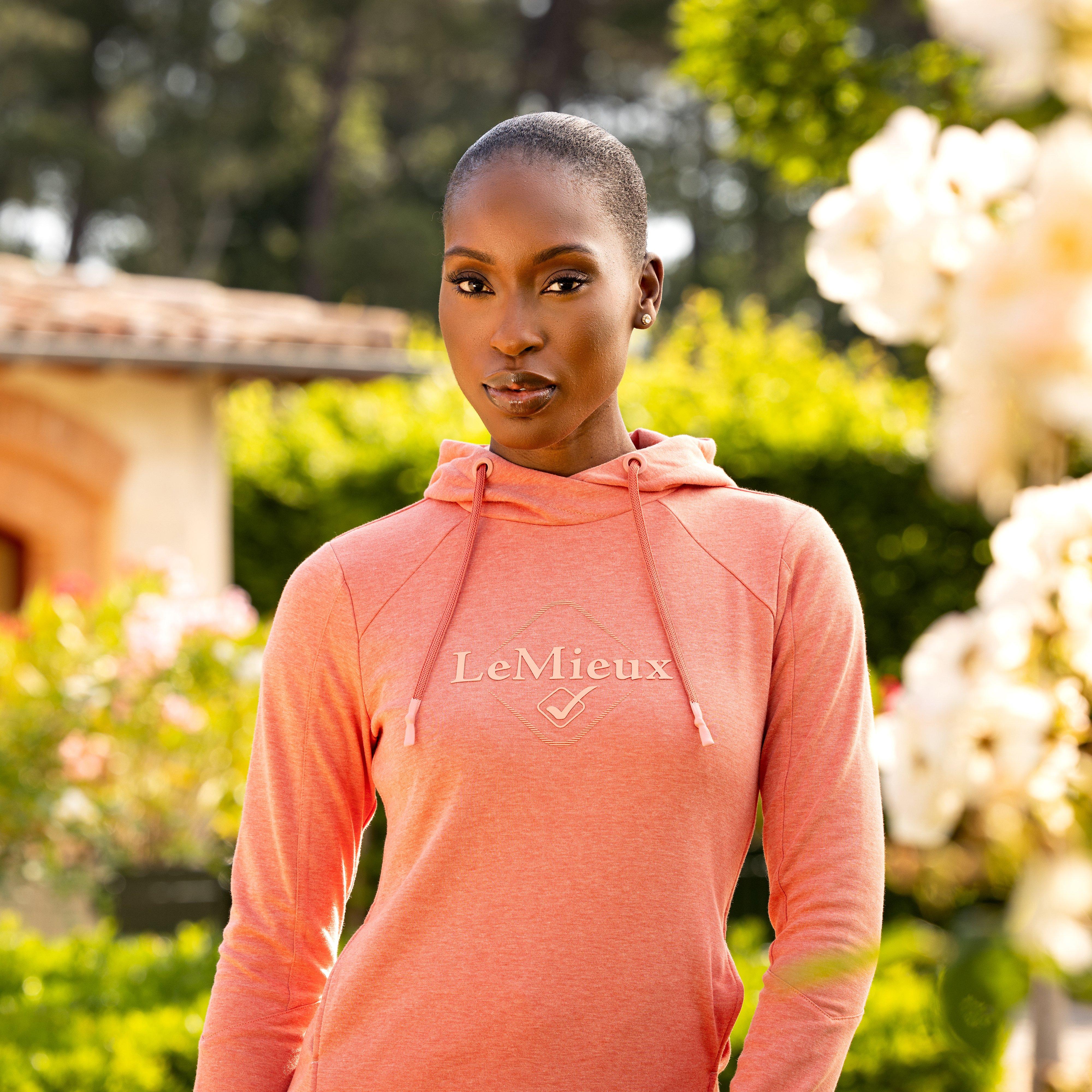 Womens Marie Hoodie Apricot - Image 7