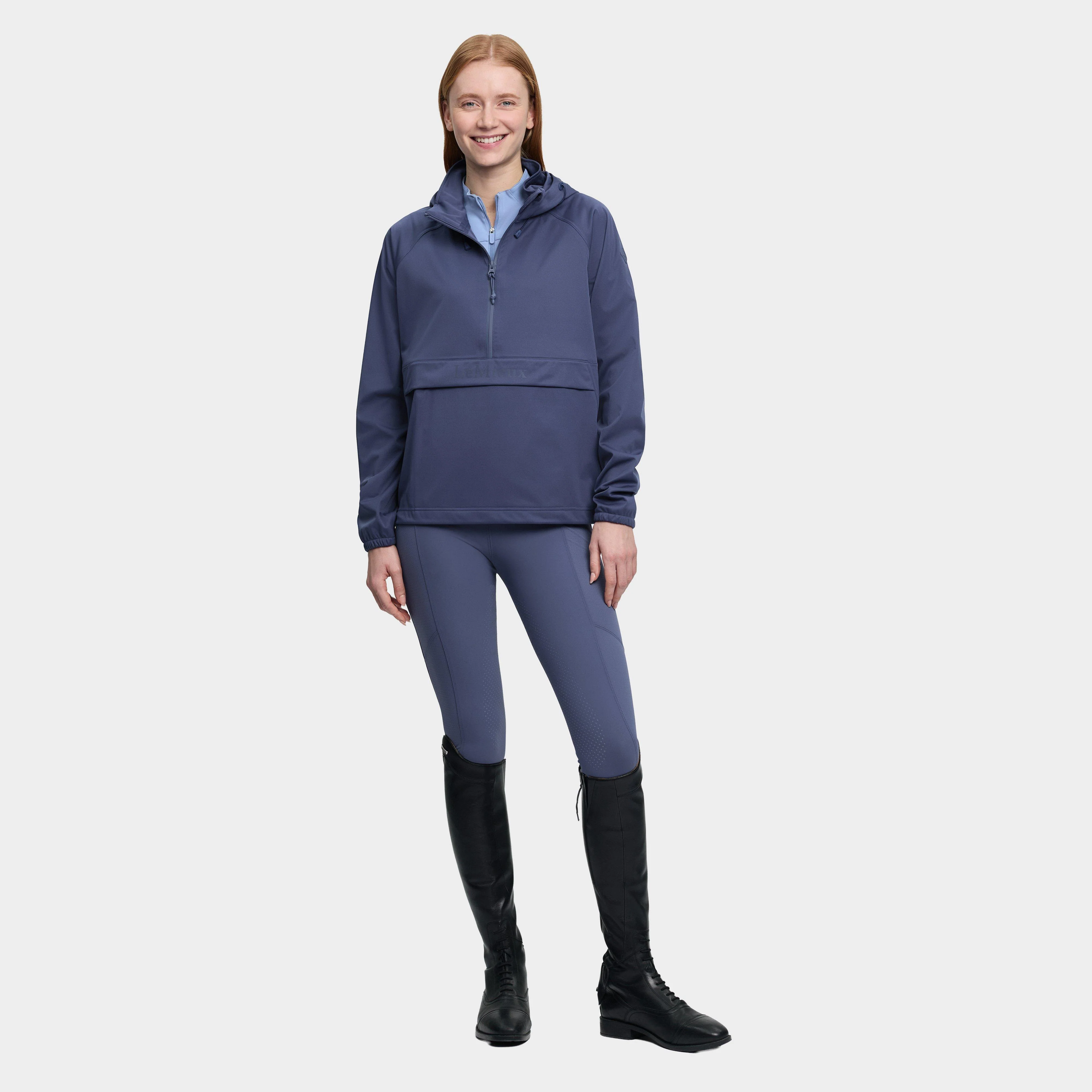 Women's Perri Half Zip Waterproof Jacket Shadow - Image 6