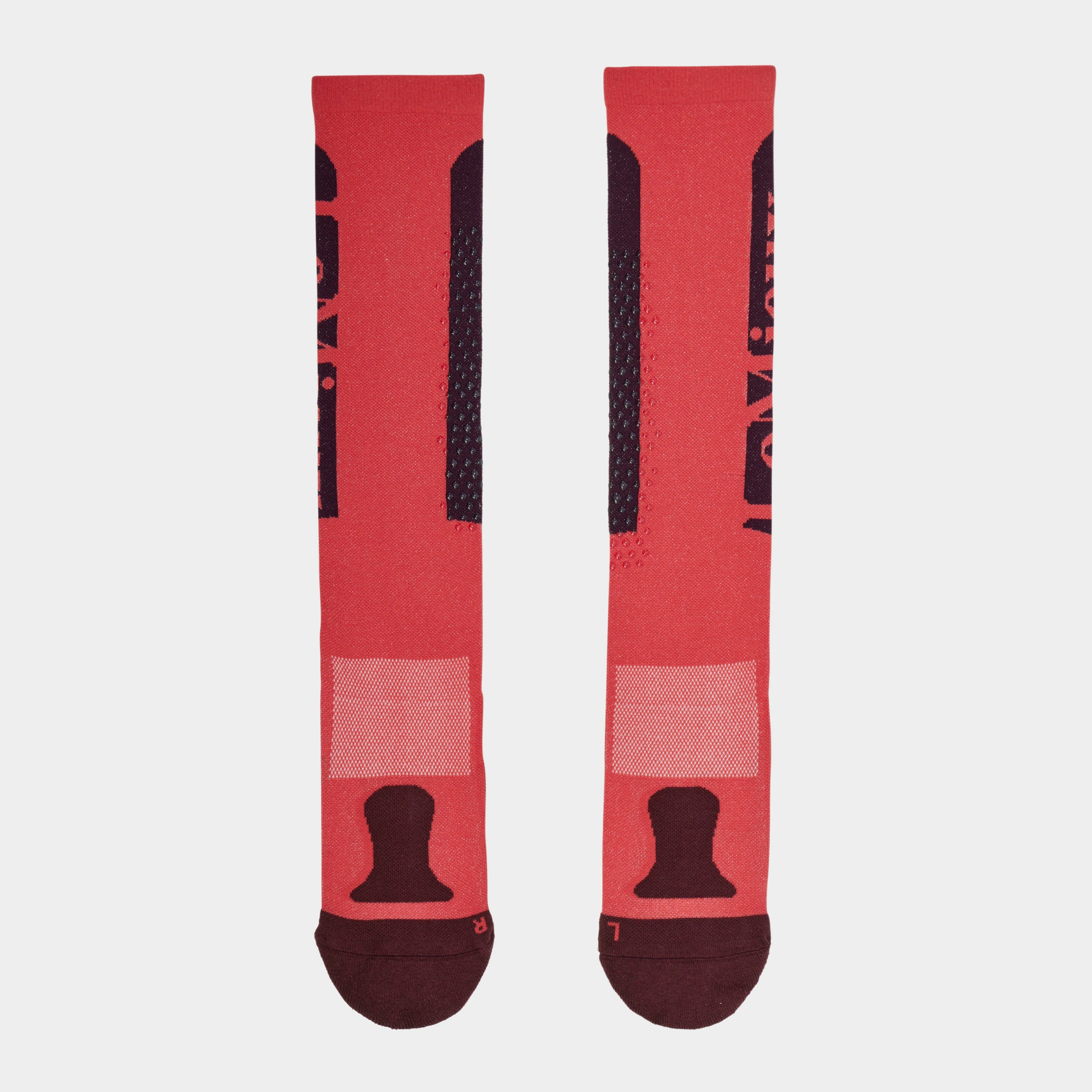 Womens Silicone Socks Cranberry - Image 2