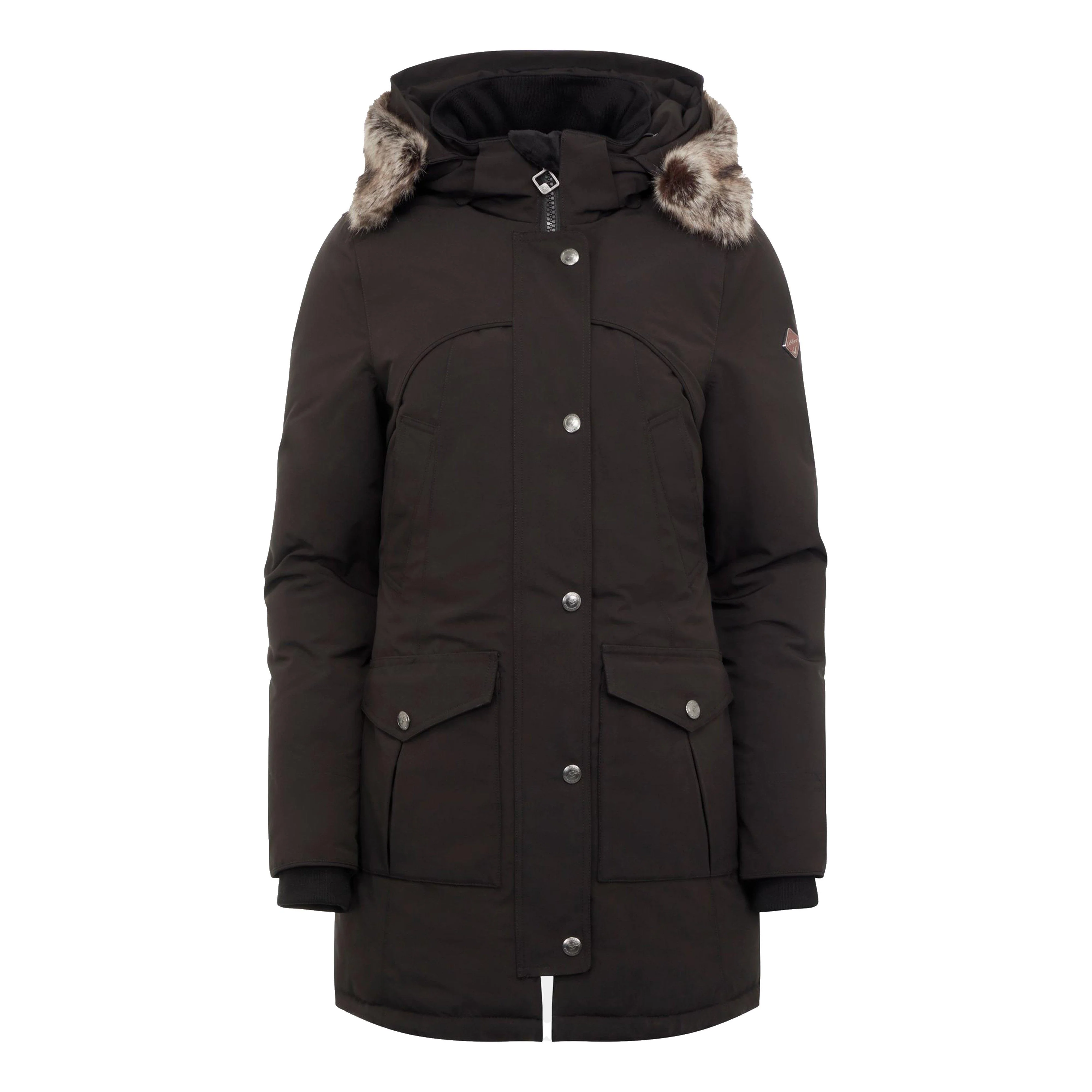 Womens Storm Coat Black - Image 12