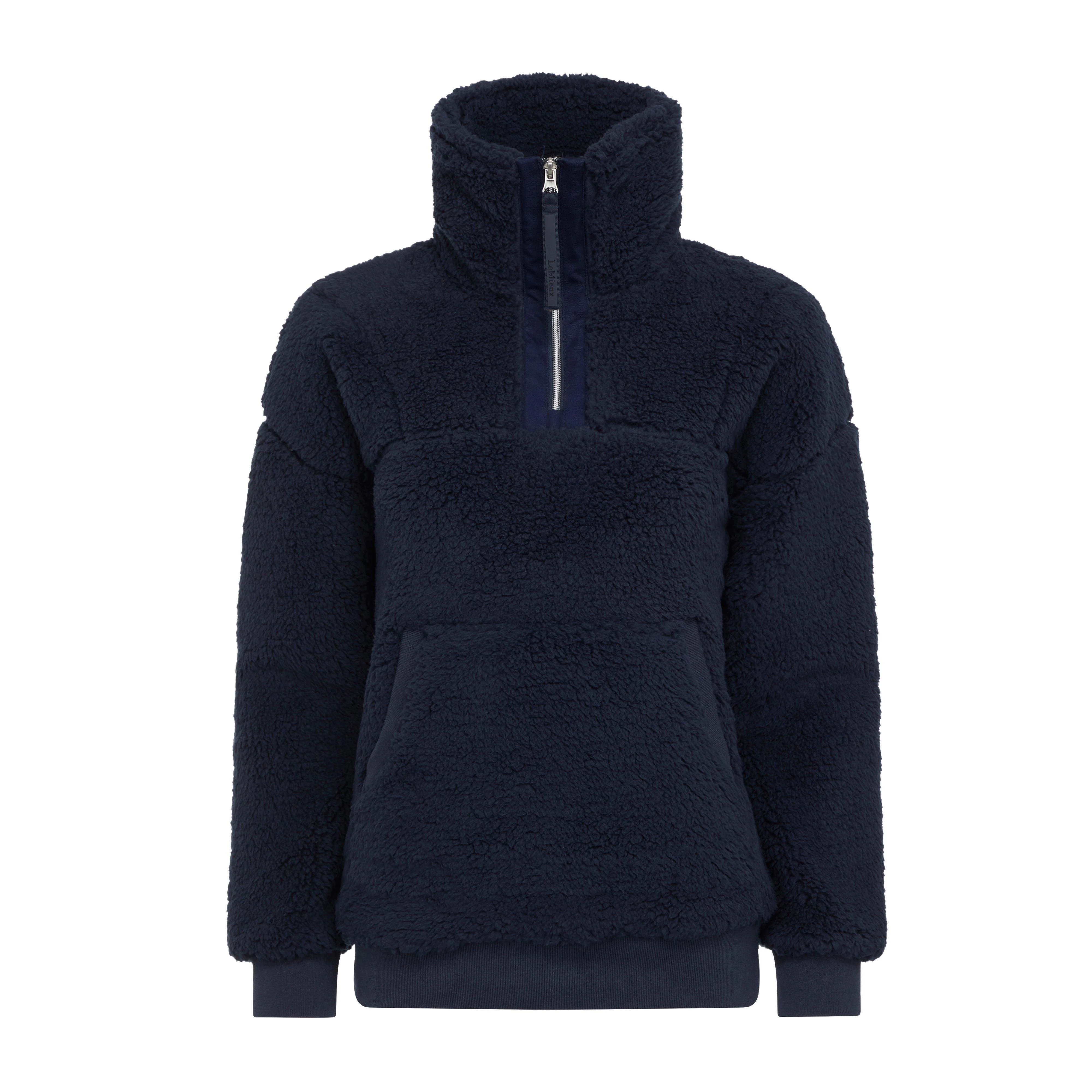 Womens Tara Teddy Fleece Navy - Image 11