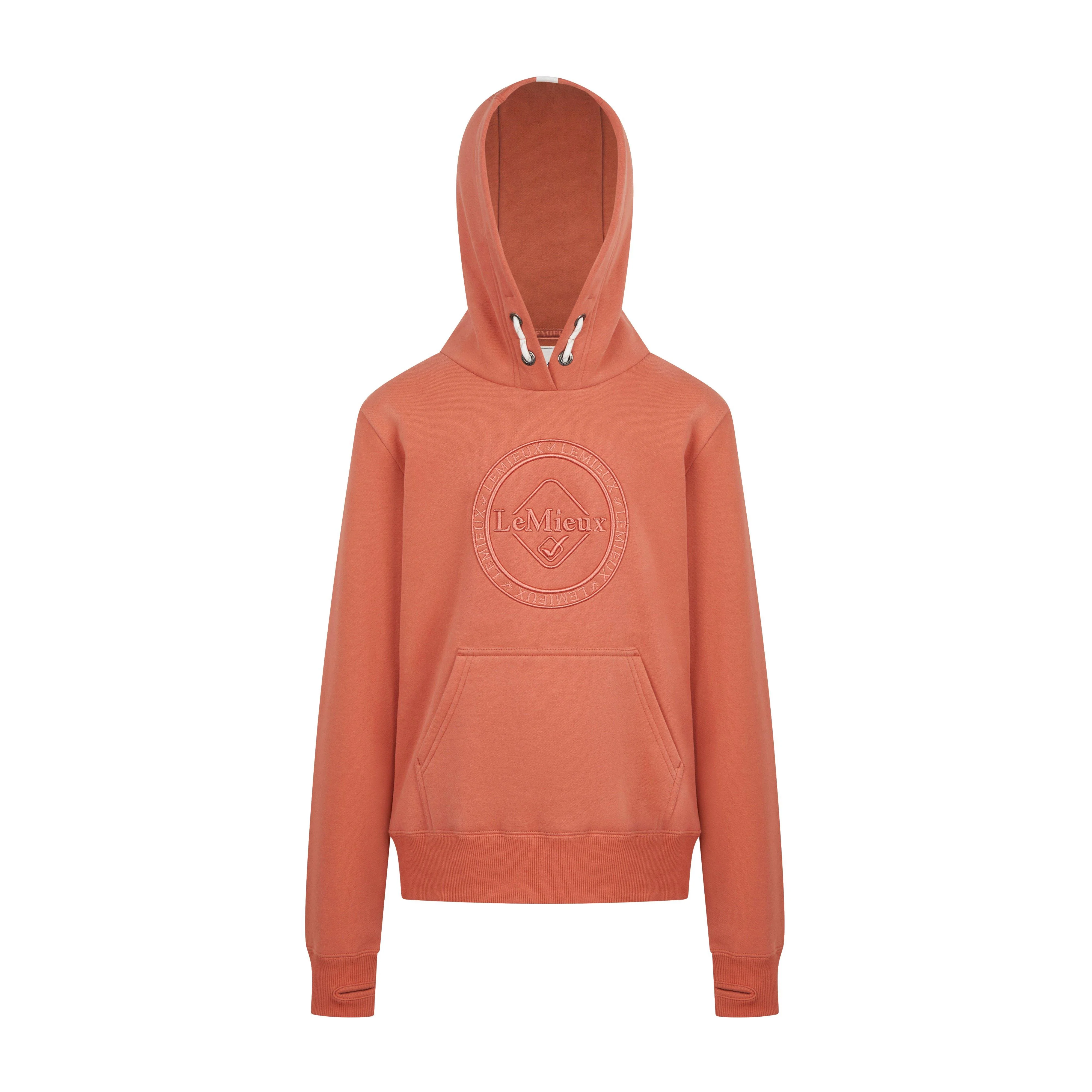 Young Rider Hannah Pop Over Hoodie Apricot - Image 9