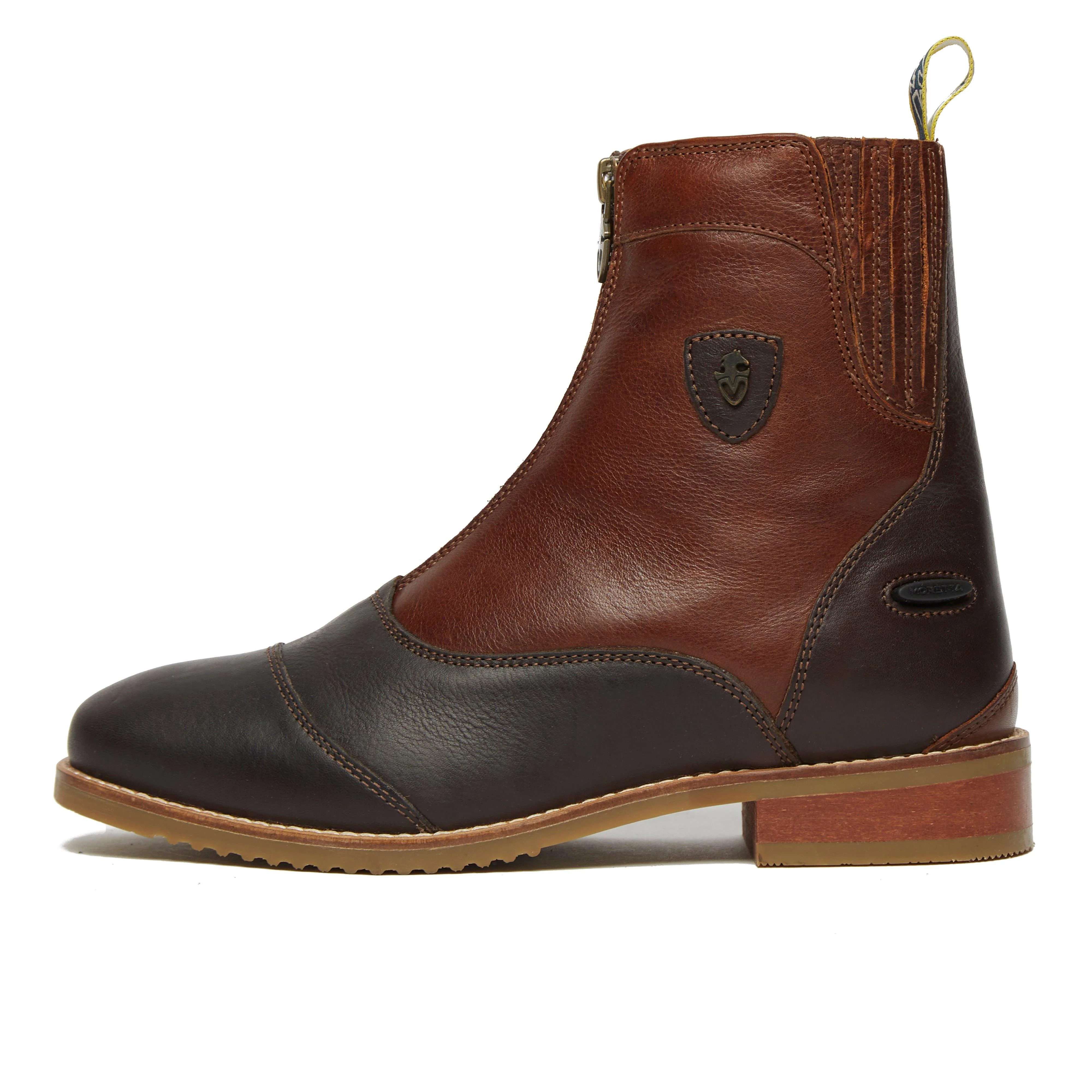 Womens Viviana Zip Paddock Boots Chestnut - Image 13
