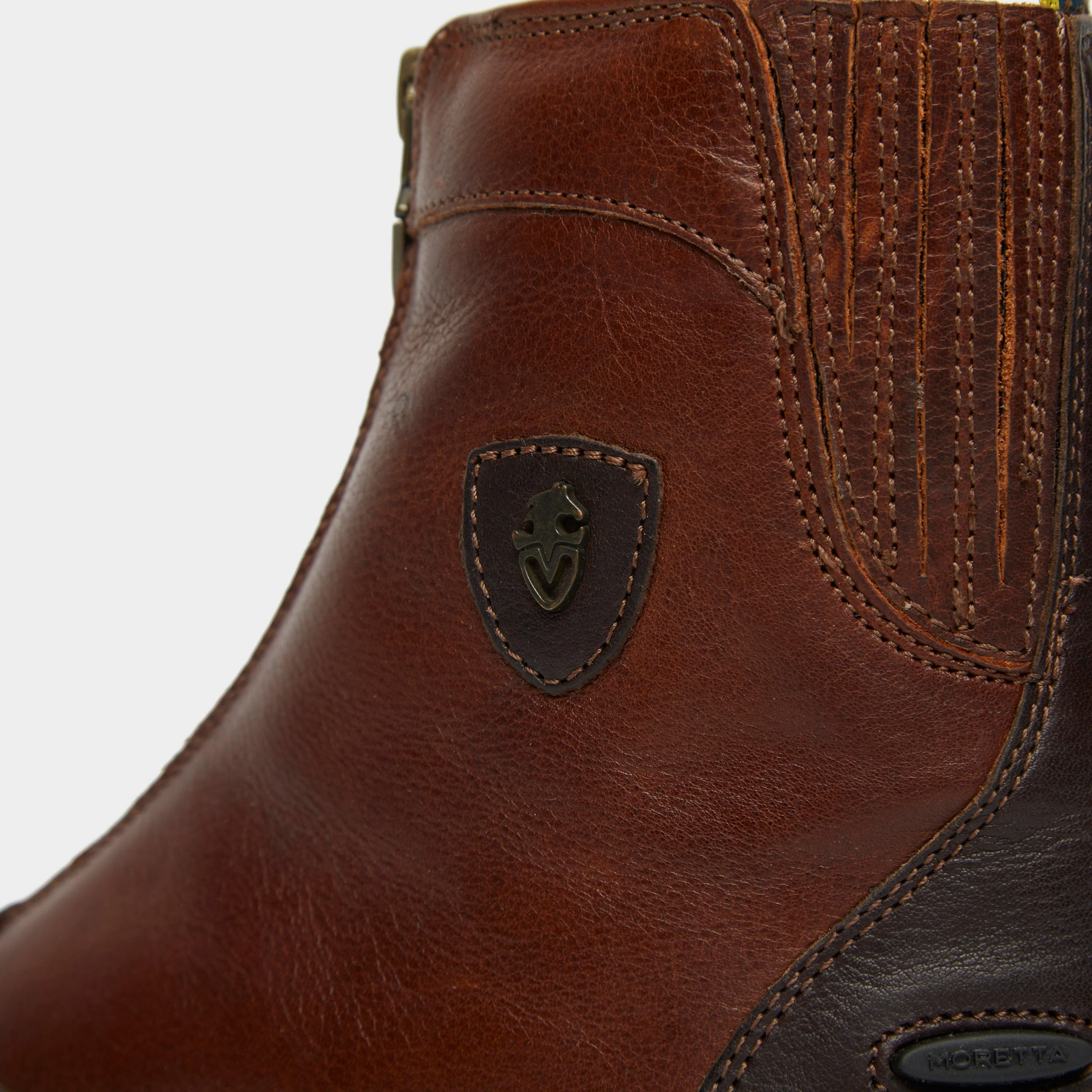 Womens Viviana Zip Paddock Boots Chestnut - Image 8
