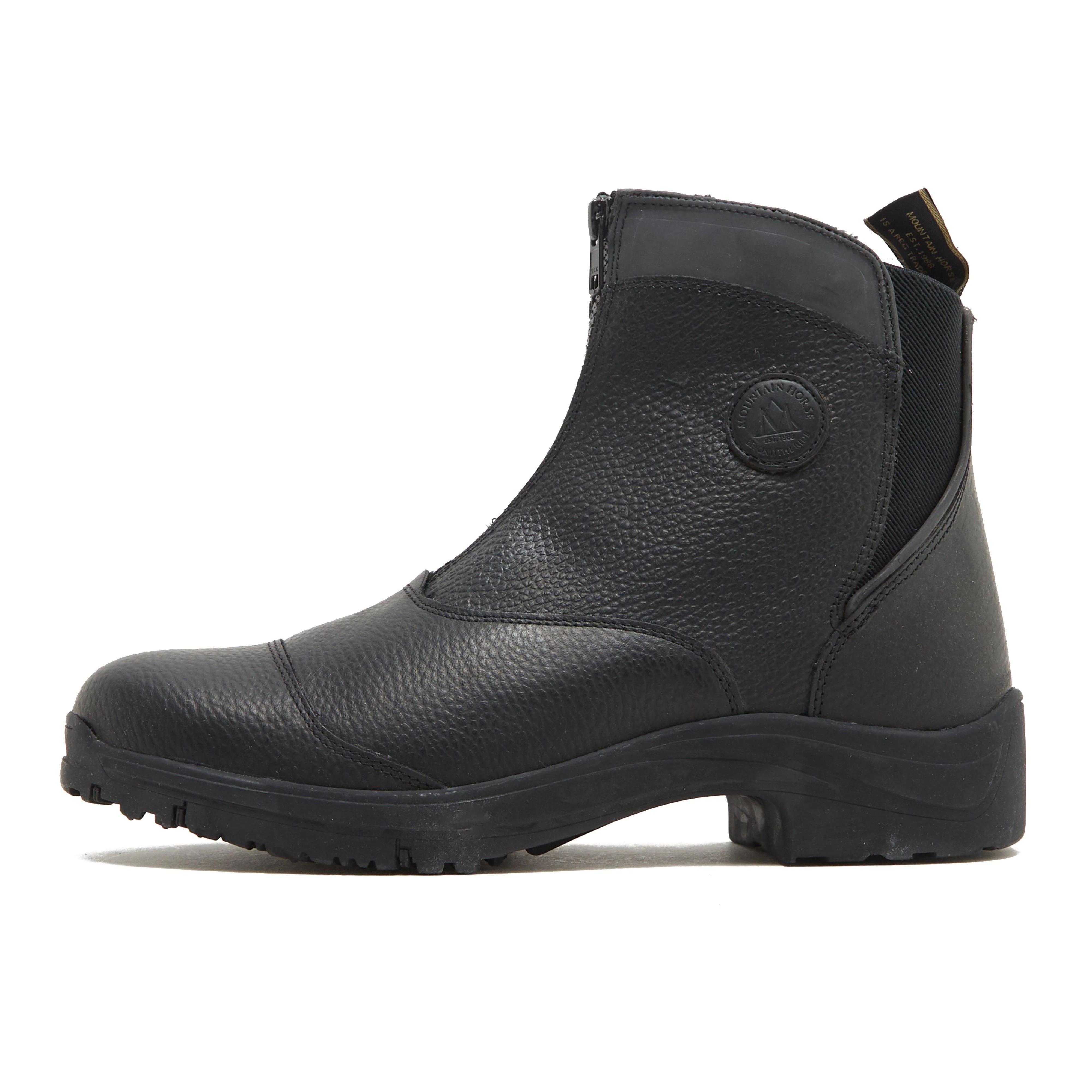 Mens Active Winter Paddock Boots Black - Image 7