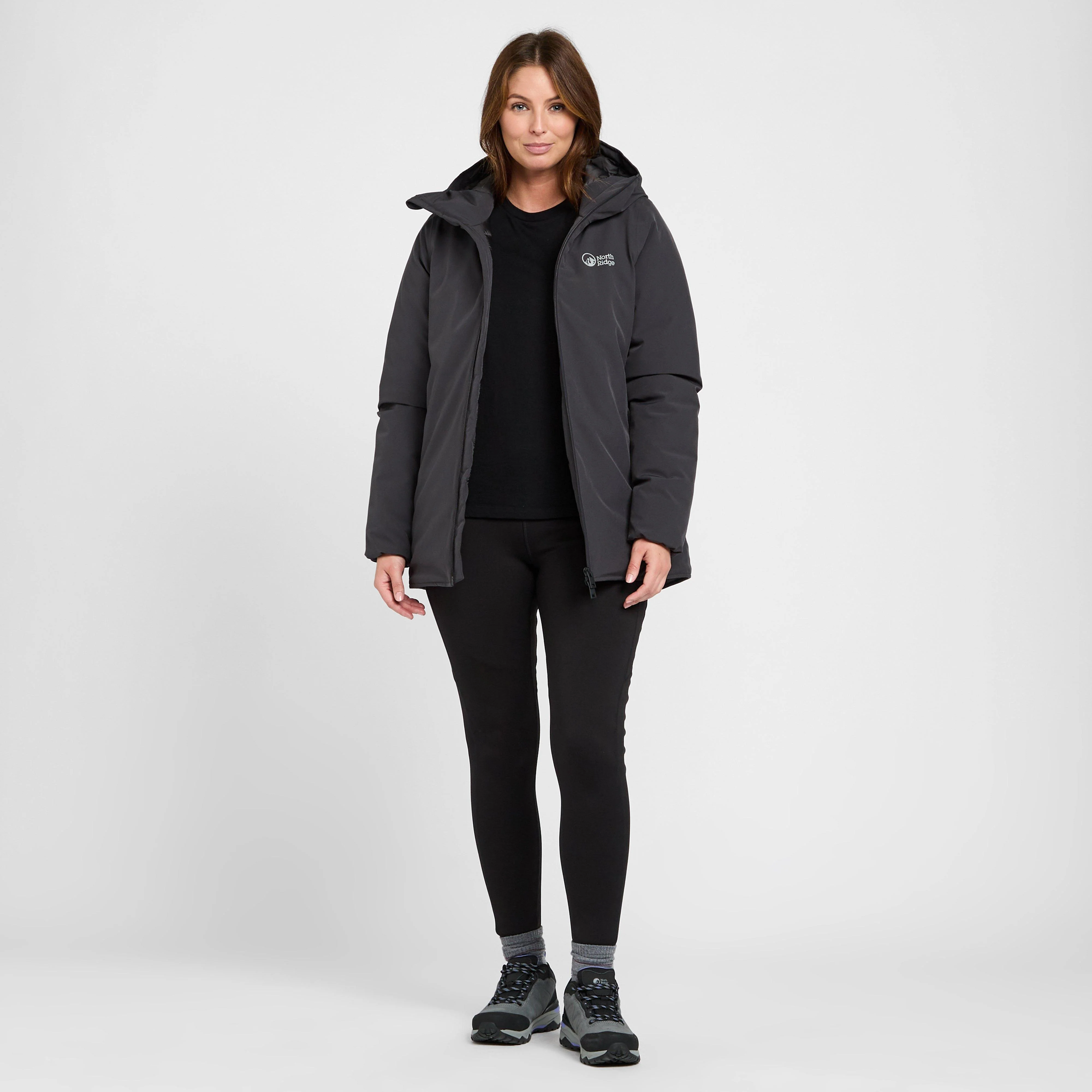 Womens Latitude Parka Grey - Image 3