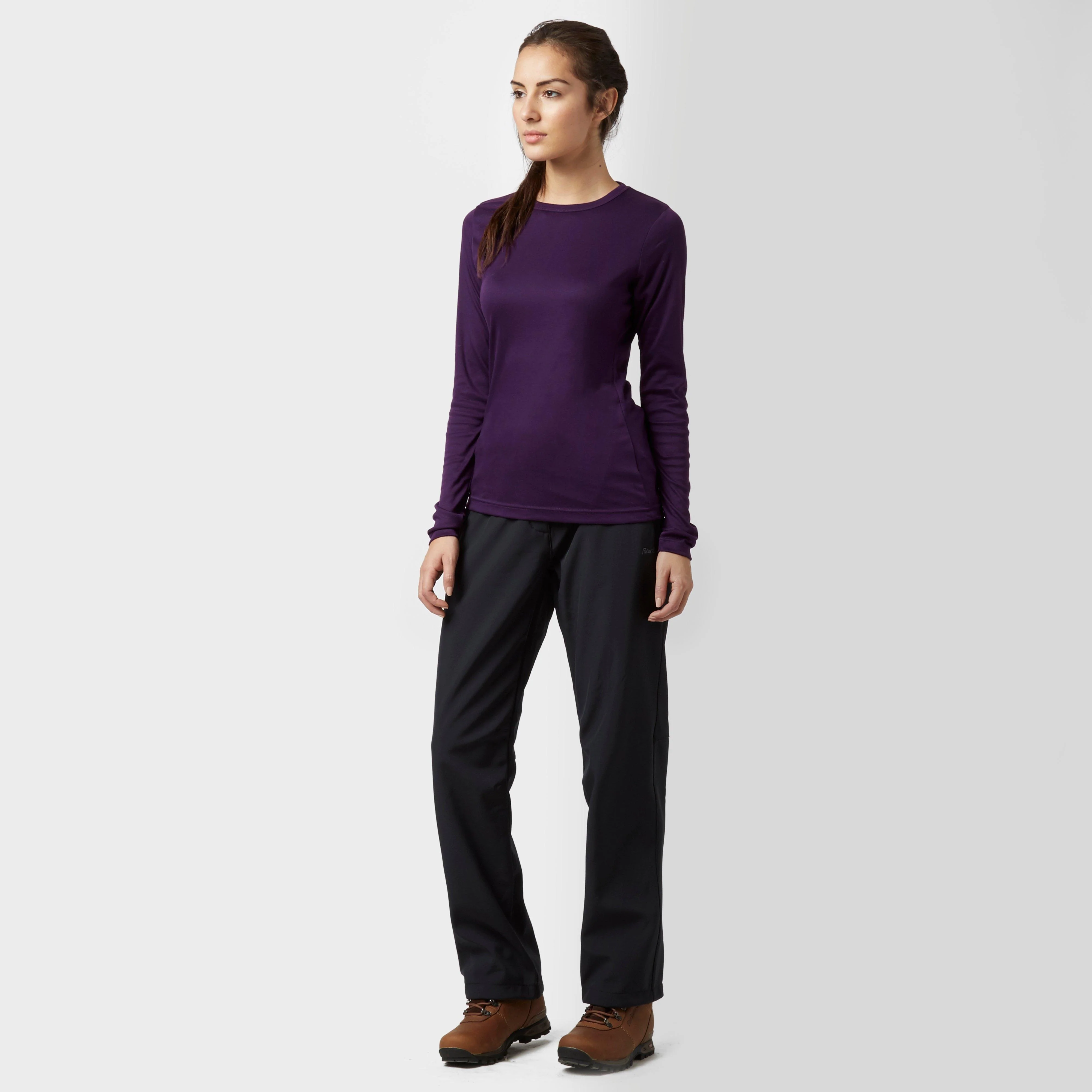Womens Softshell Trousers Black - Image 3