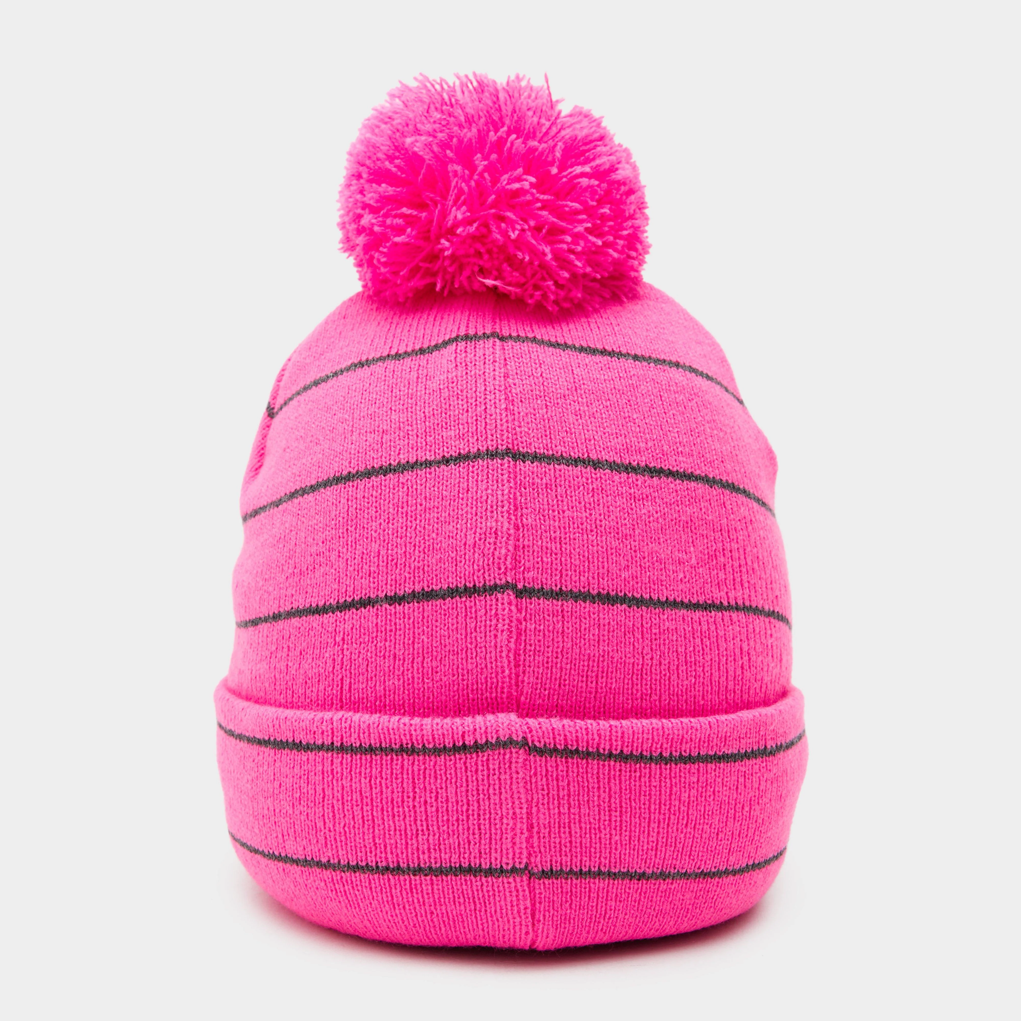 Kids Vision Stripe LED Pom Hat Pink - Image 2