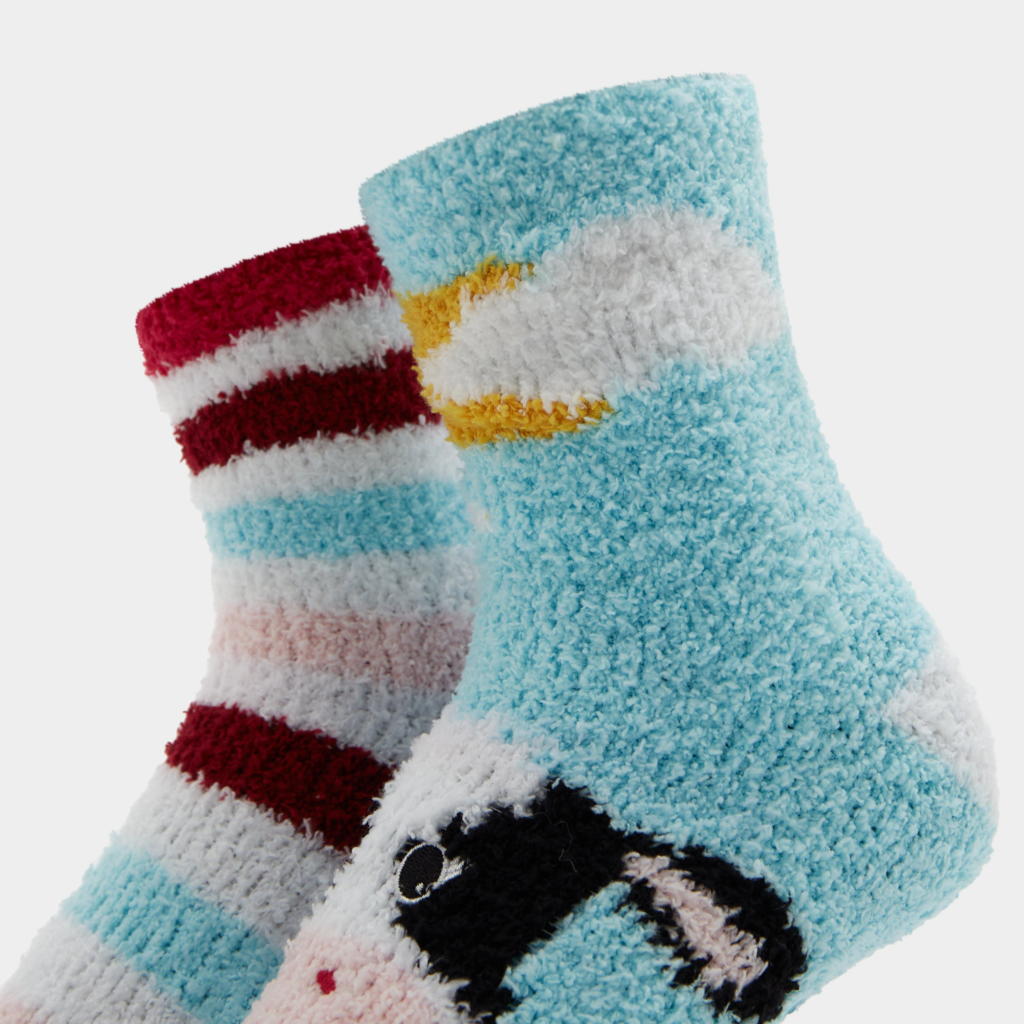 Womens Lounge Socks 2 Pack Cow - Image 5