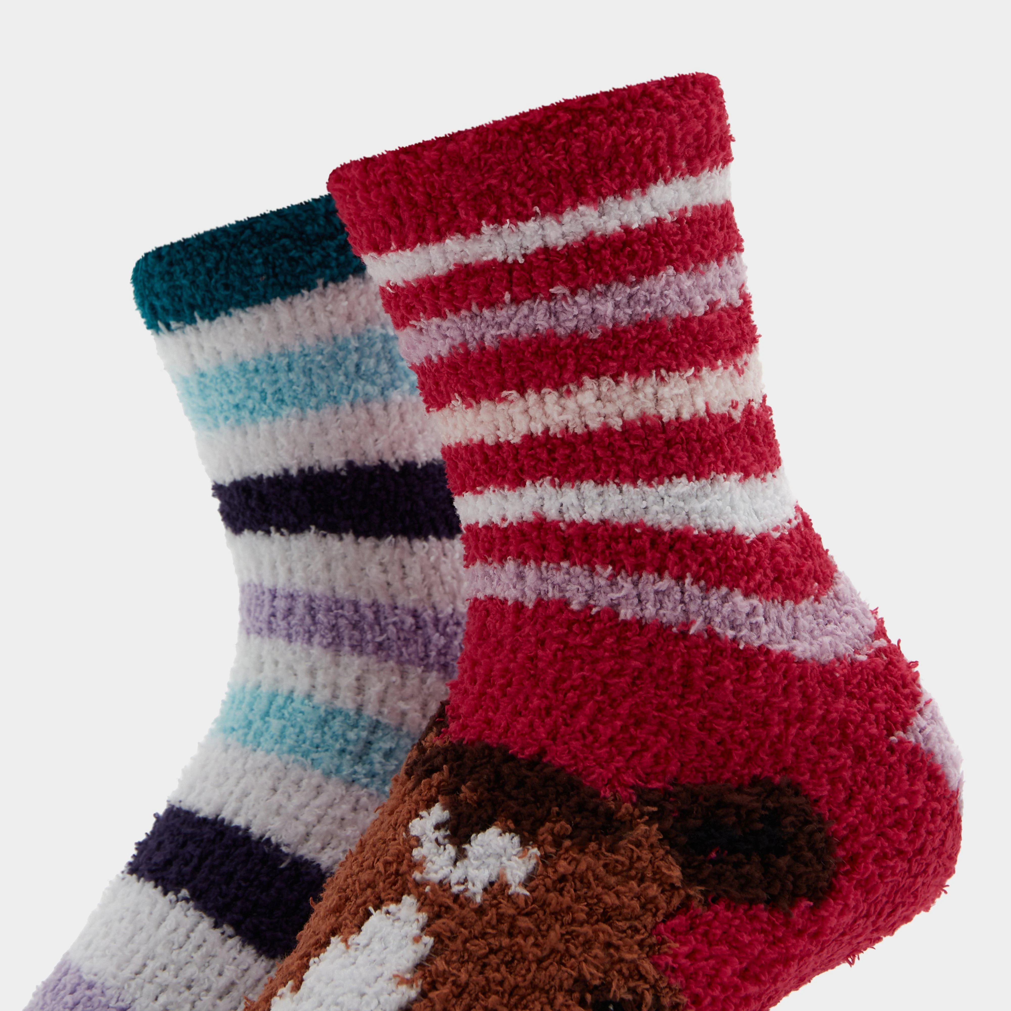 Womens Lounge Socks 2 Pack Horse - Image 5