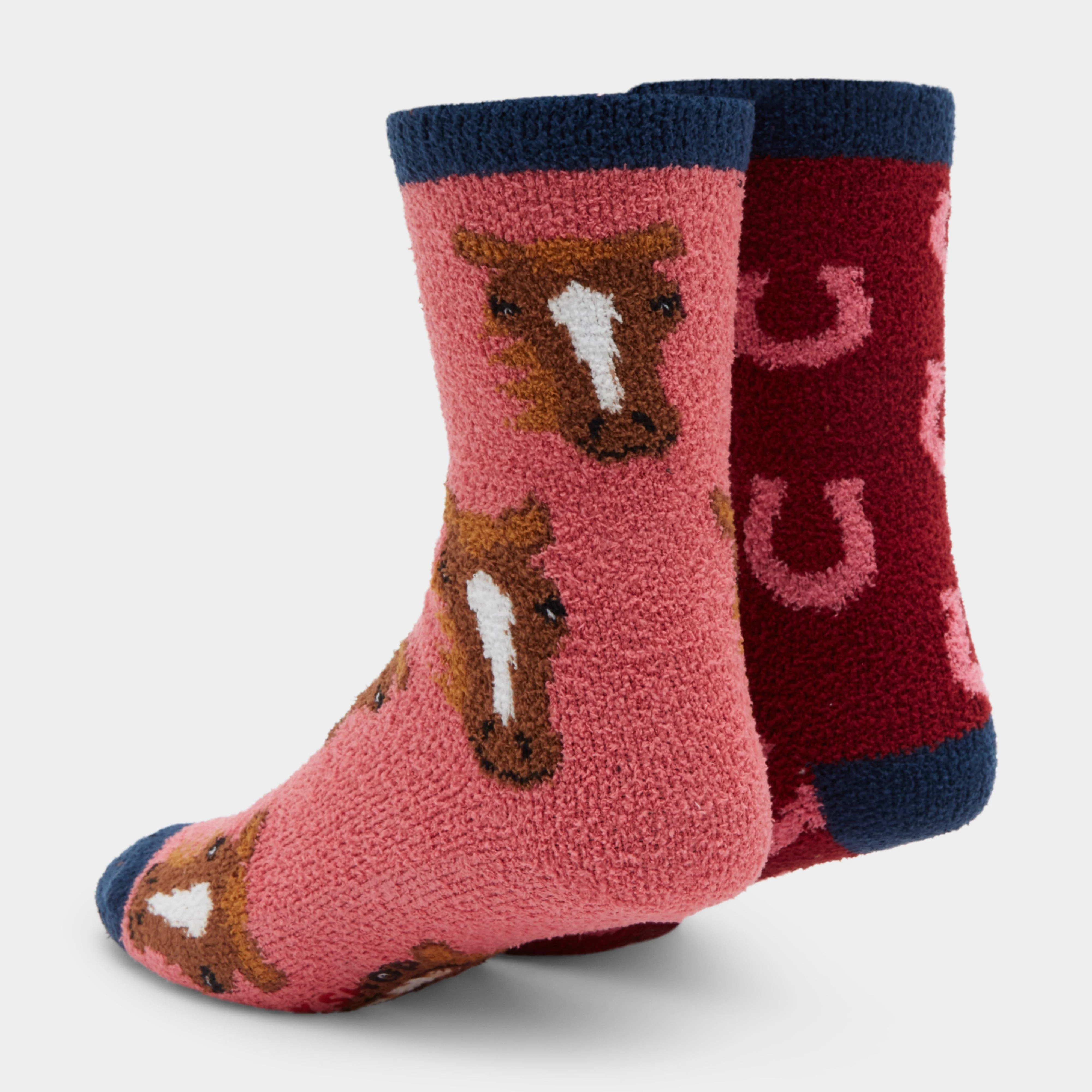 Women's Lounge Socks 2 Pack Horse - Image 2