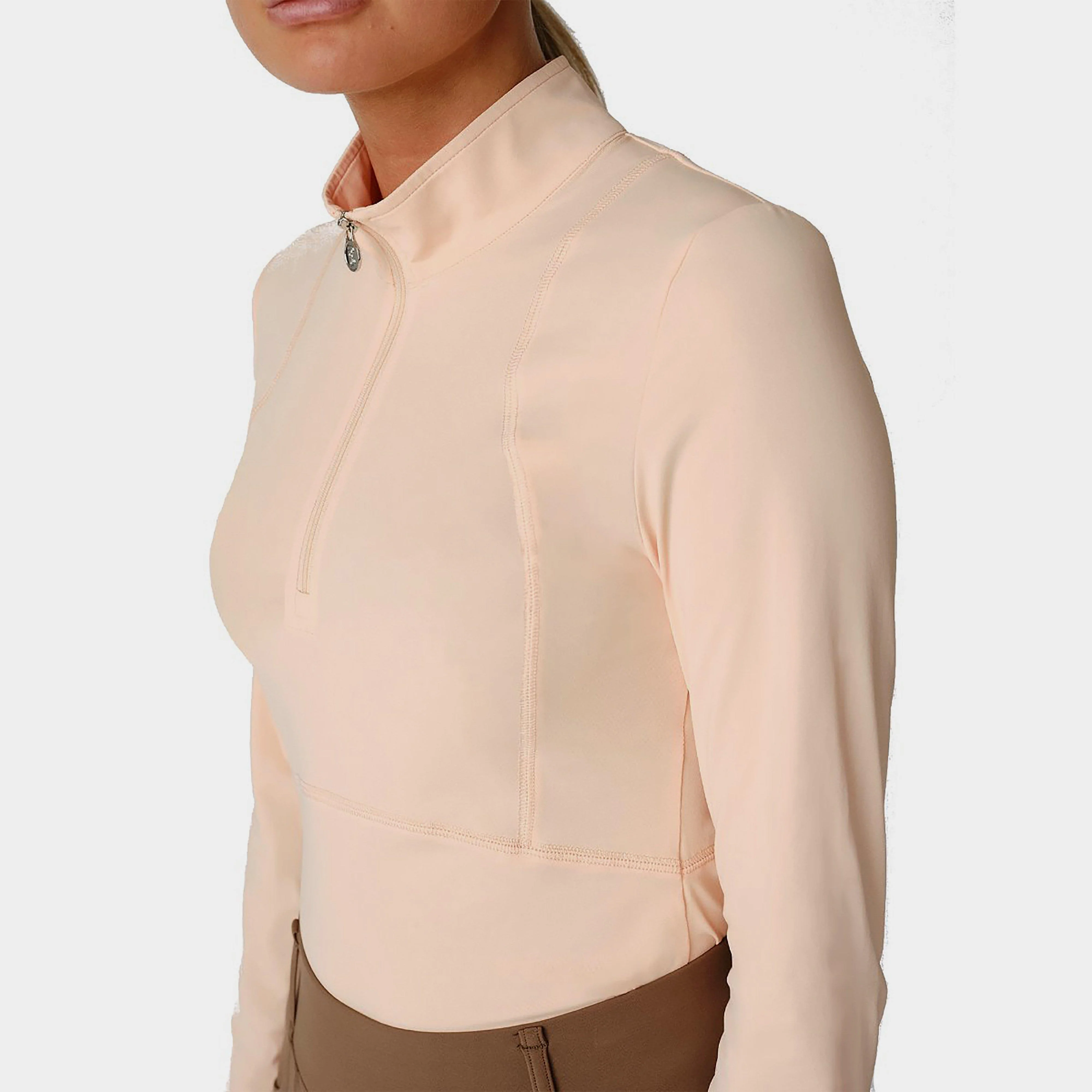 Adele Long Sleeved Base Layer Peach - Image 3