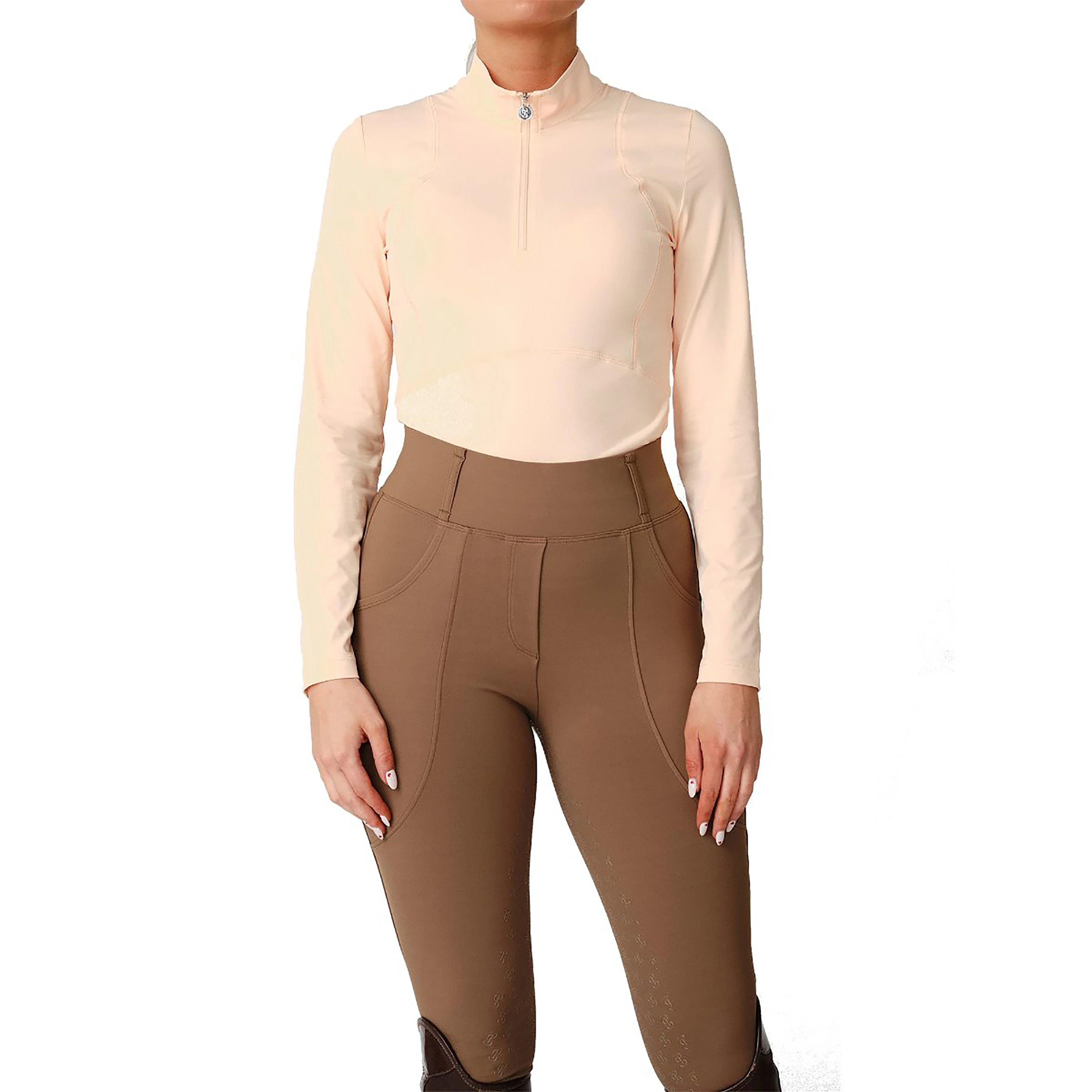 Adele Long Sleeved Base Layer Peach - Image 6