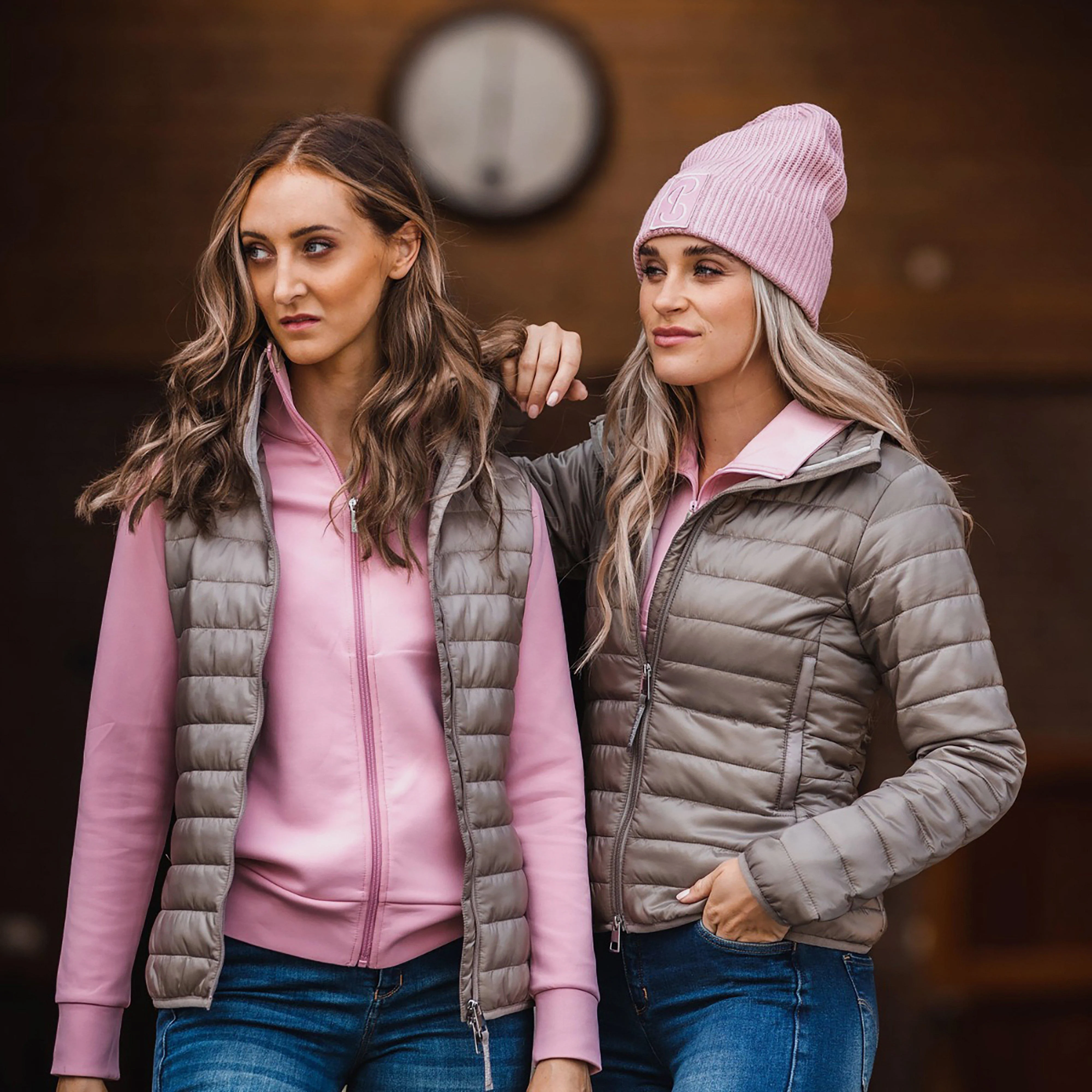 Sally Knitted Beanie Blush - Image 2