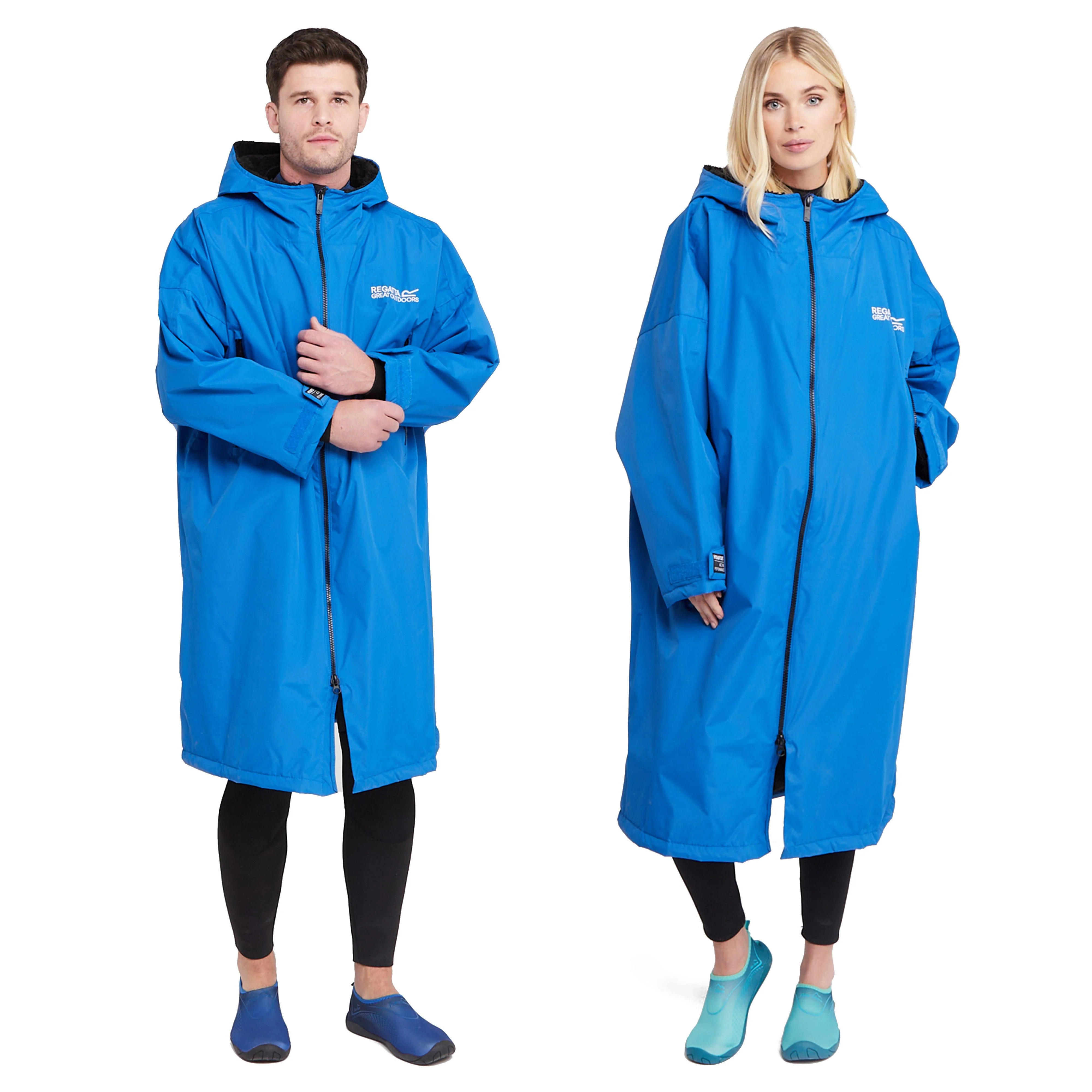 Adults Waterproof Robe Oxford Blue - Image 11