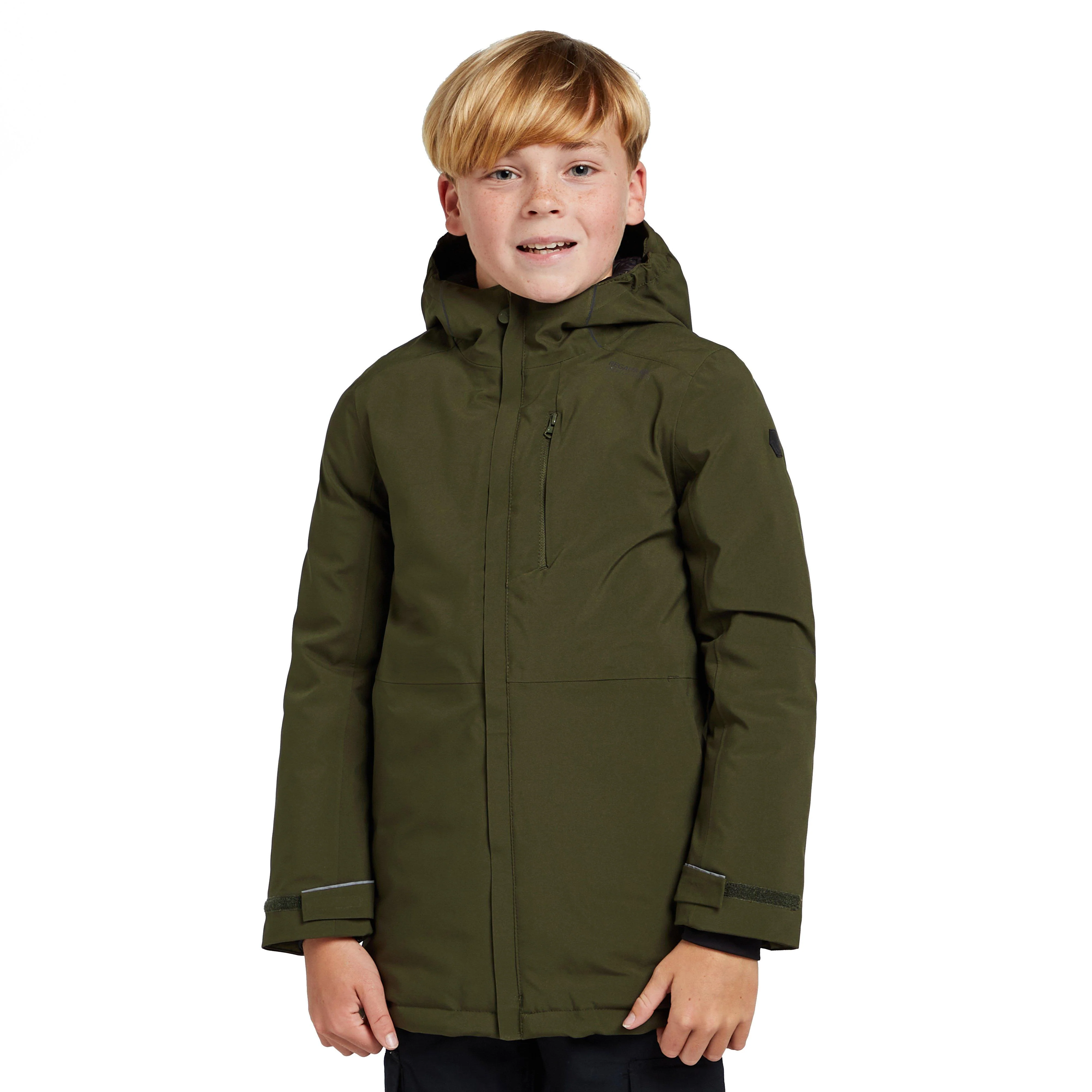 Kids Yewbank Waterproof Parka Khaki - Image 13