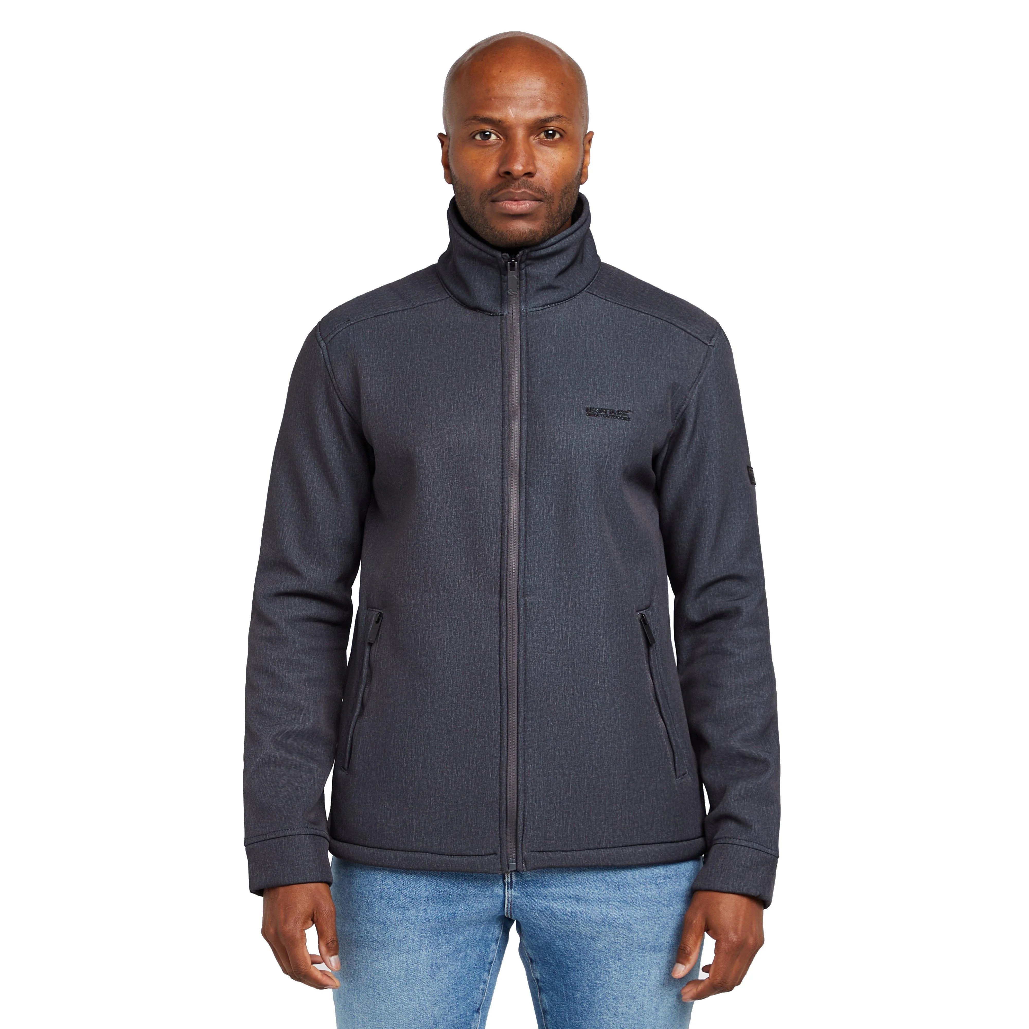 Mens Caelum Full Zip Fleece Grey - Image 9