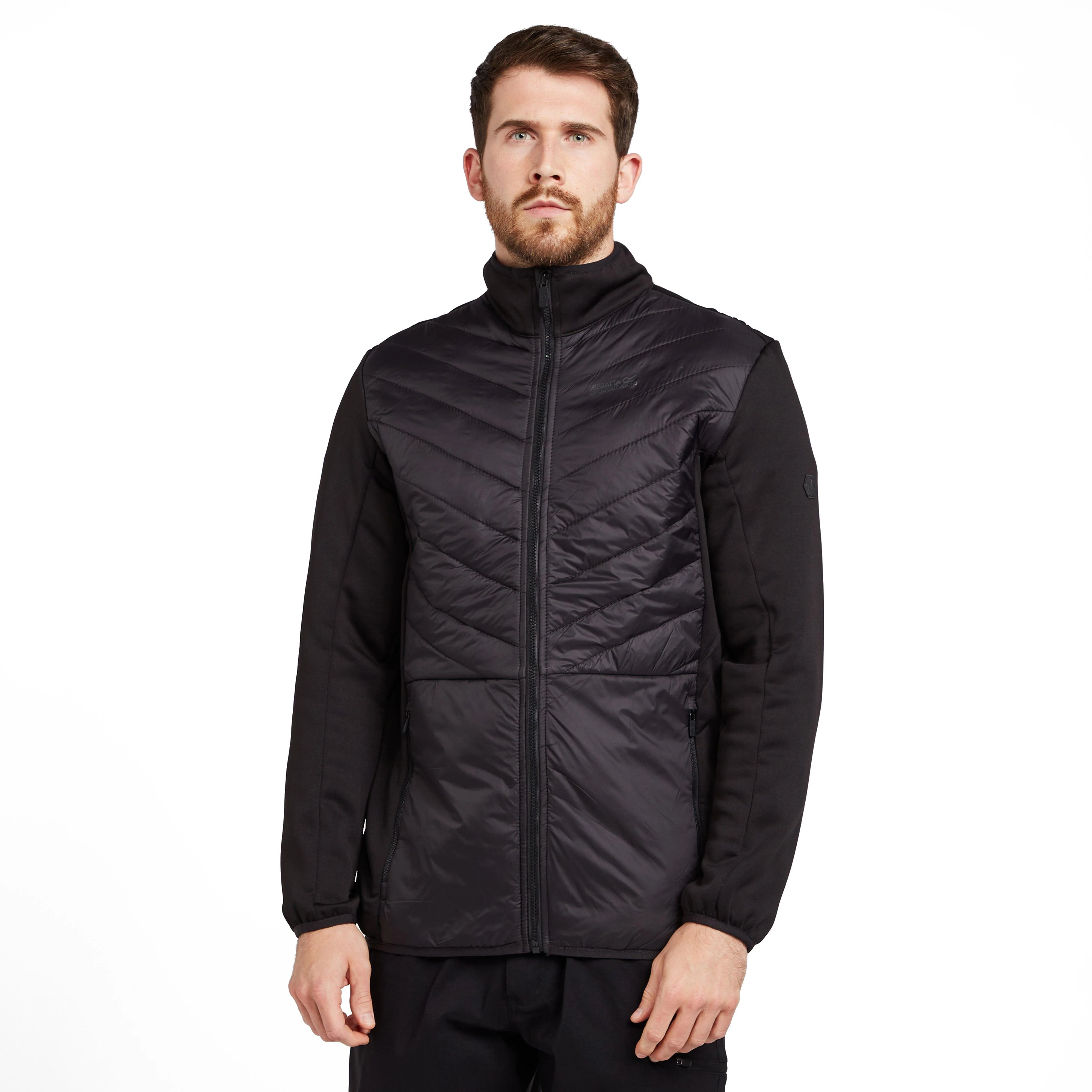 Mens Clumber III Hybrid Jacket Black - Image 8