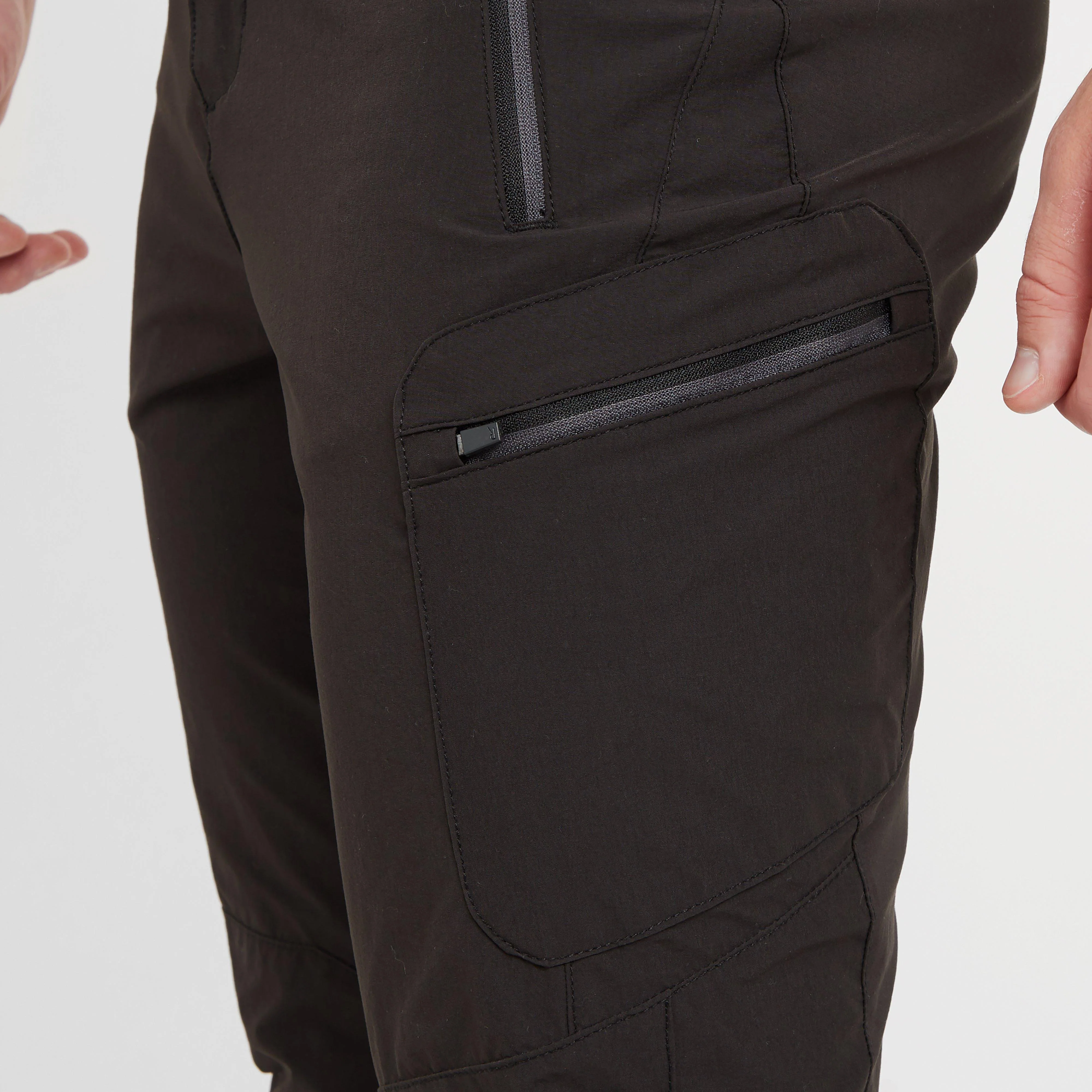 Mens Highton Stretch Walking Trousers Black - Image 6