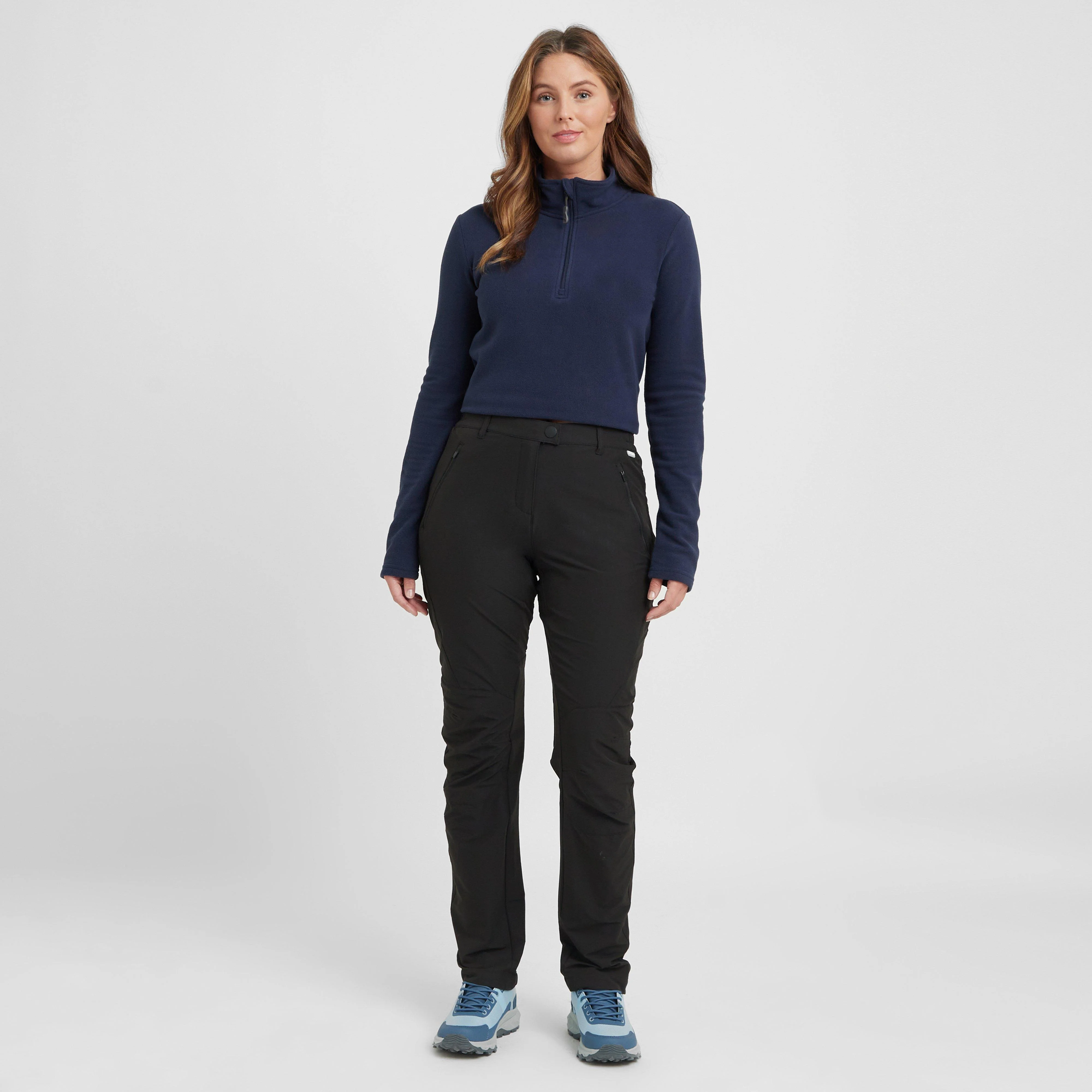 Womens Highton Stretch Walking Trousers Black - Image 3