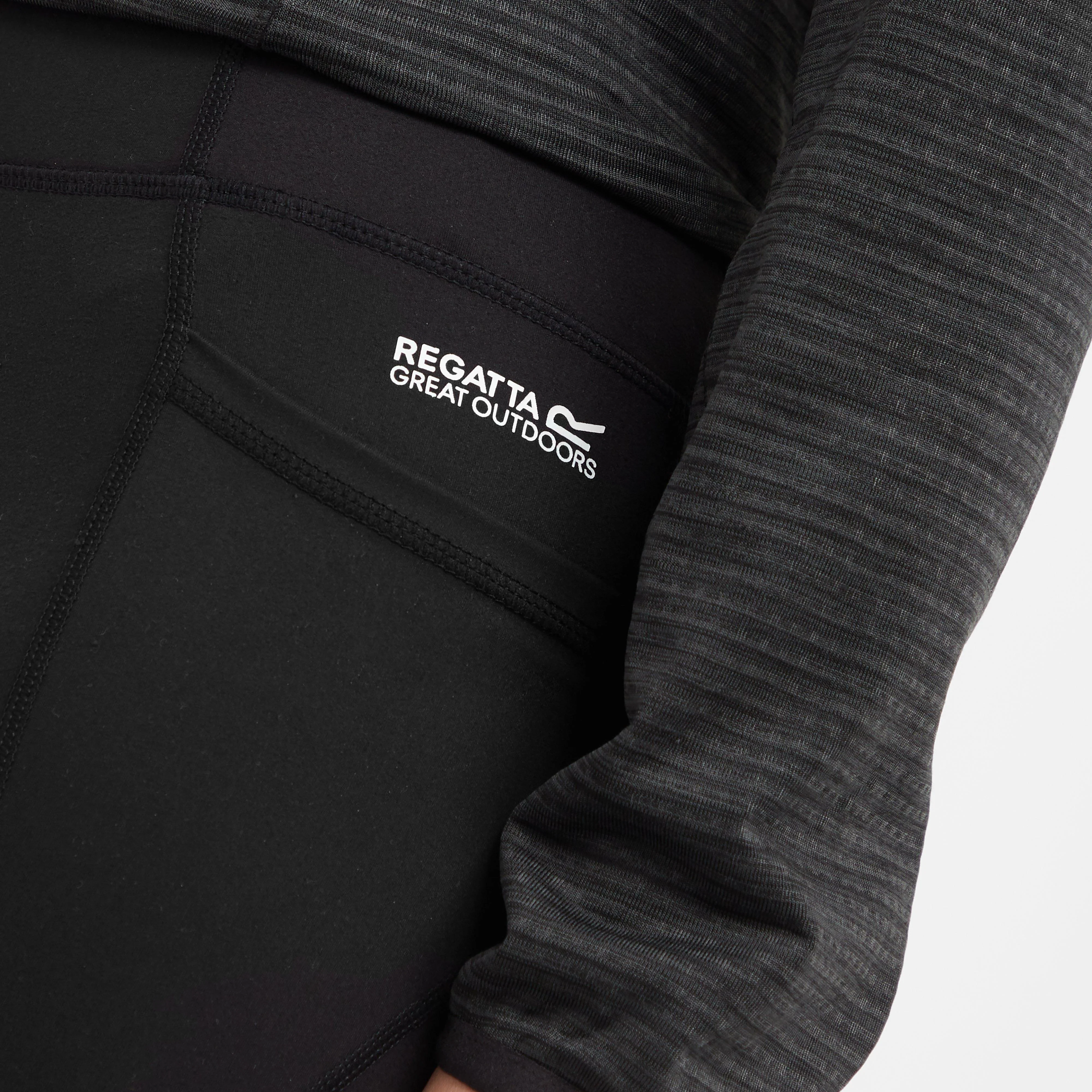 Womens Holeen Pro Compression Leggings Black - Image 4