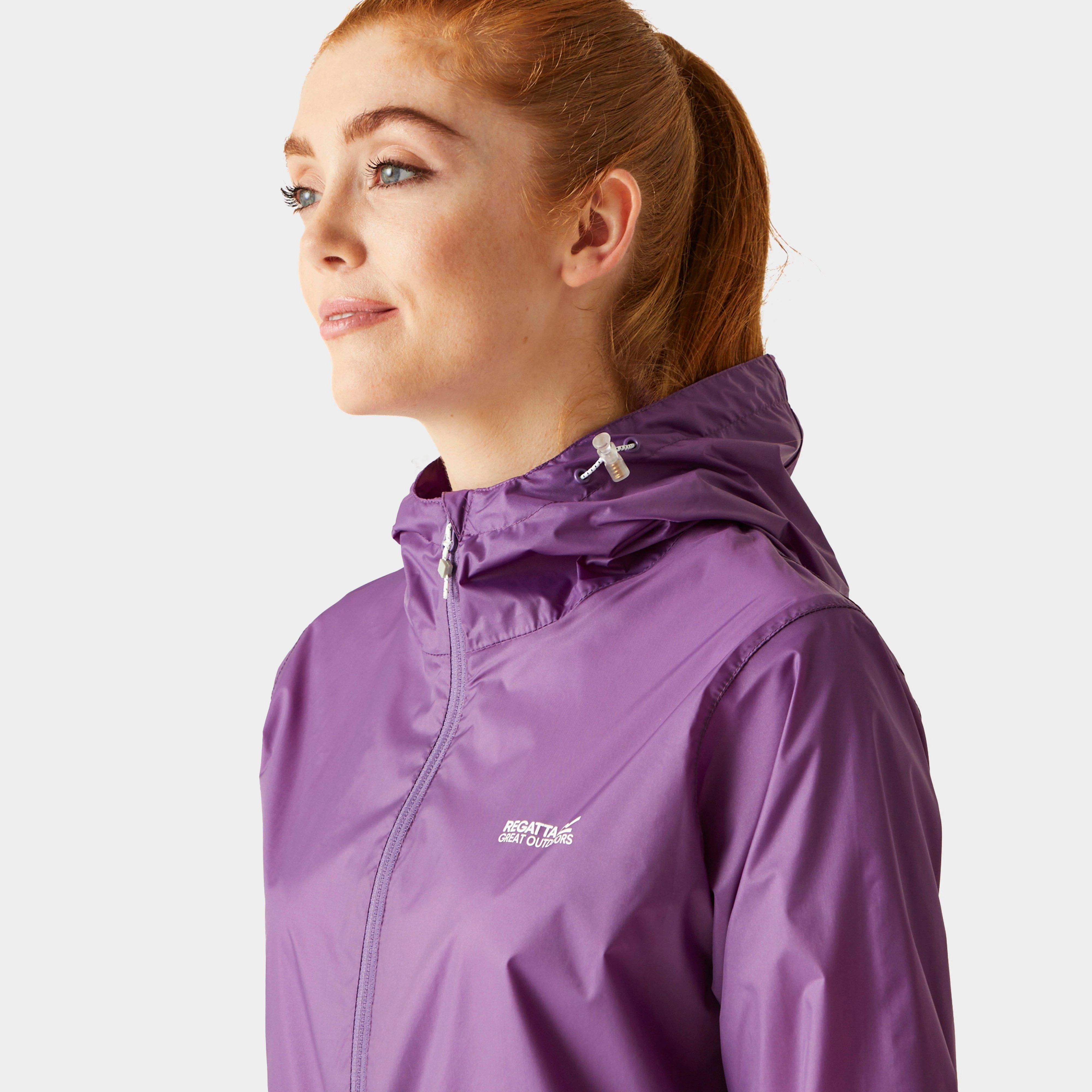 Womens Pack-It III Waterproof Jacket Sunset Purple - Image 3