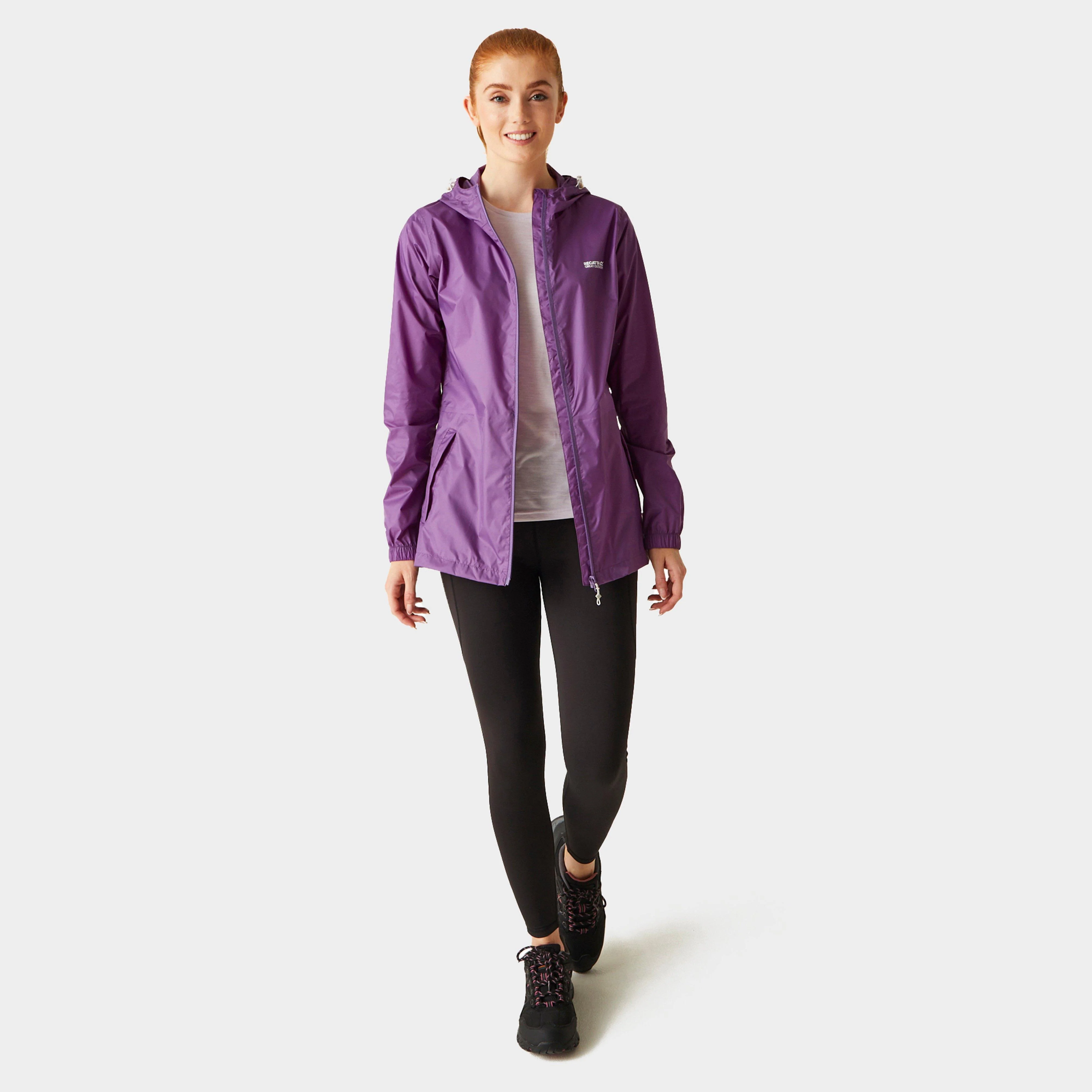 Womens Pack-It III Waterproof Jacket Sunset Purple - Image 6