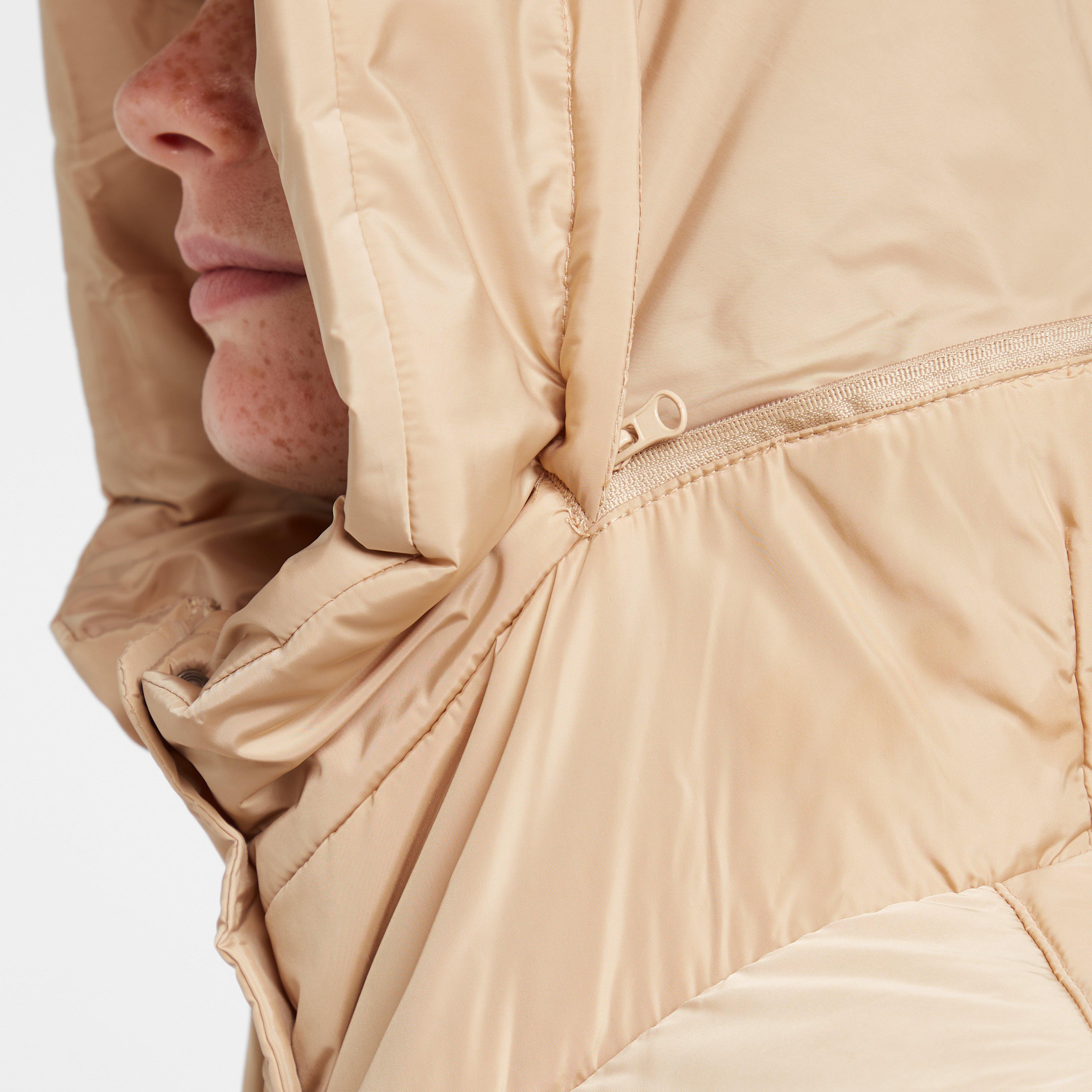 Womens Pamelina Hooded Parka Jacket Cream - Image 6