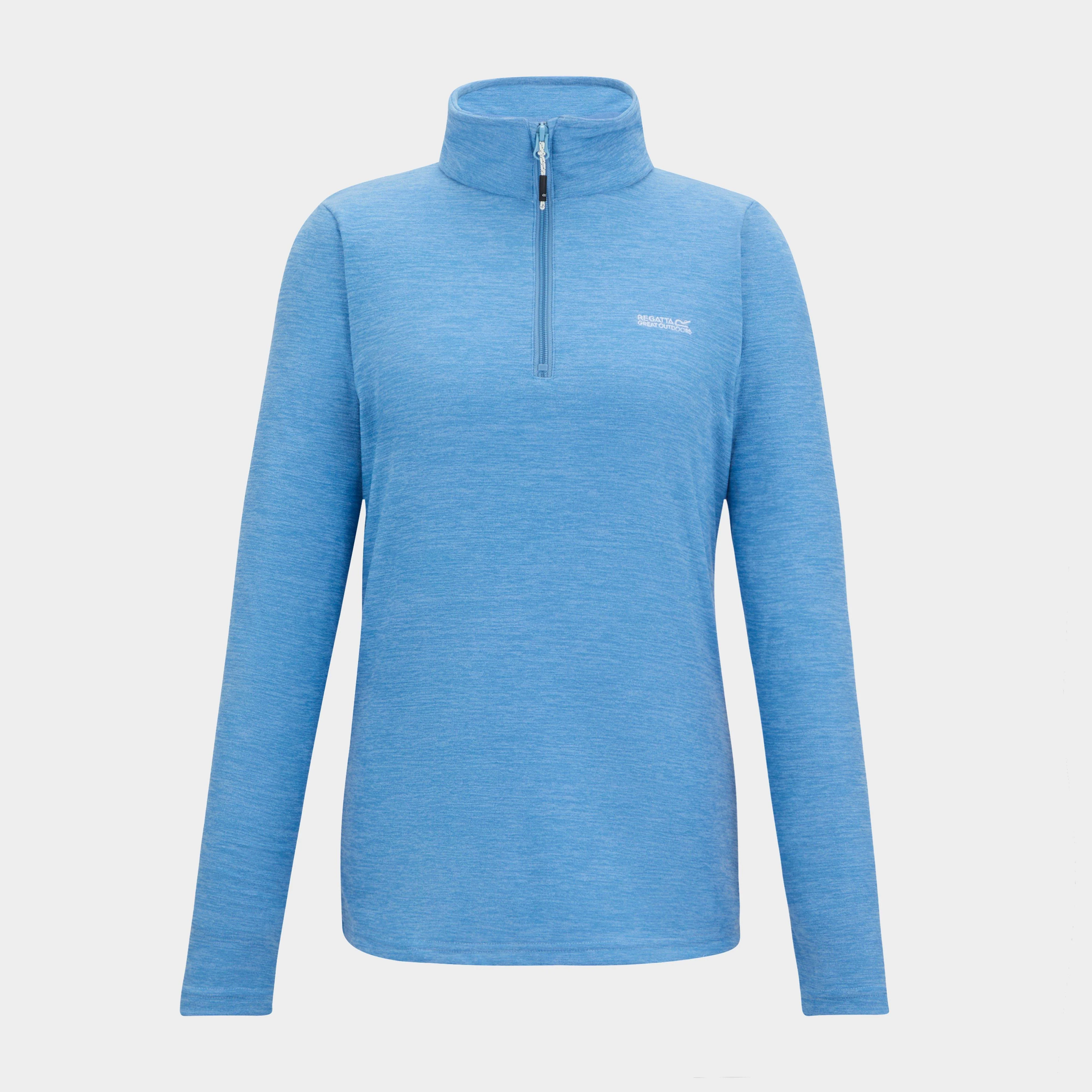 Women’s Sweethart Half Zip Fleece Blue - Image 5