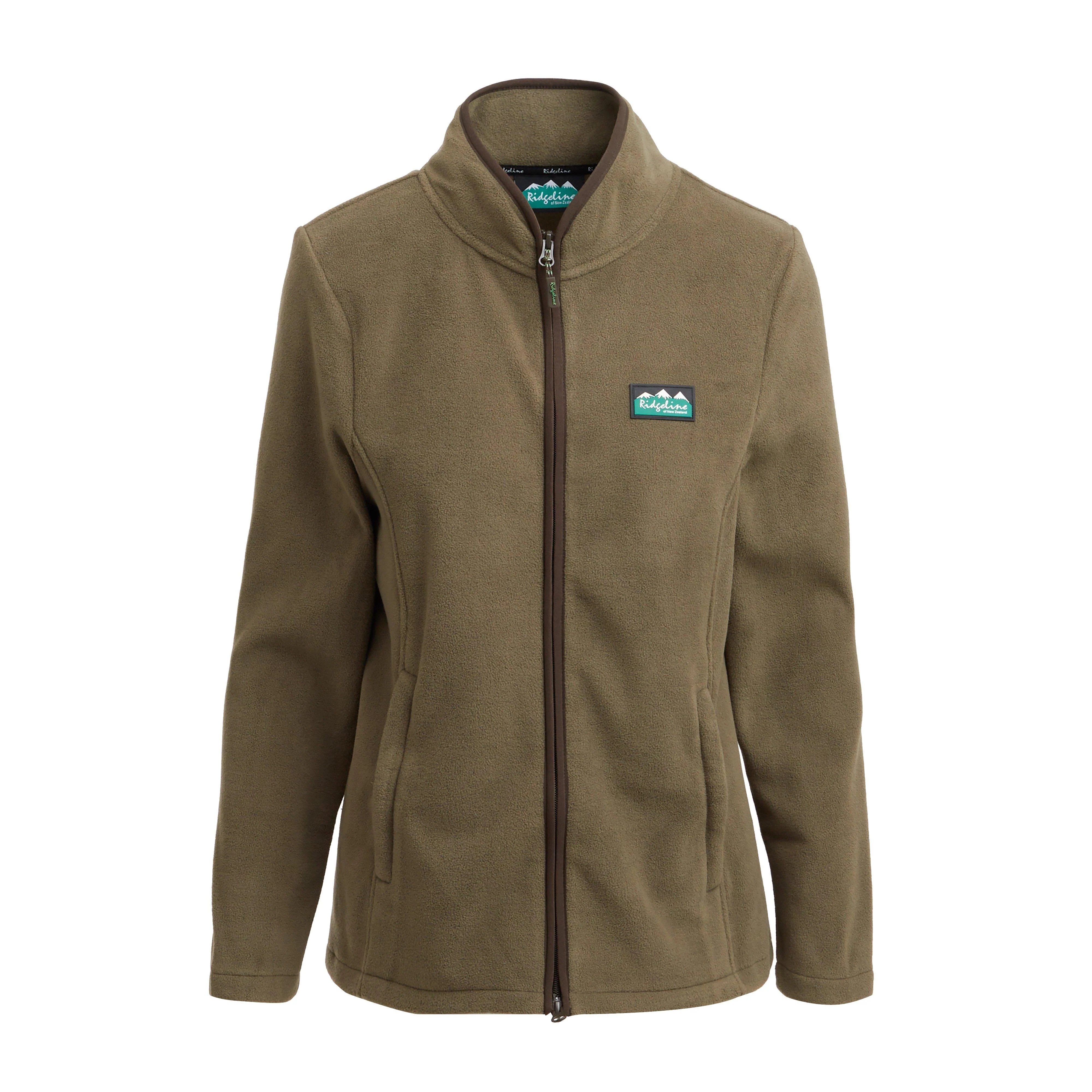 Women's Brenna Fleece Jacket Dark Green - Image 6