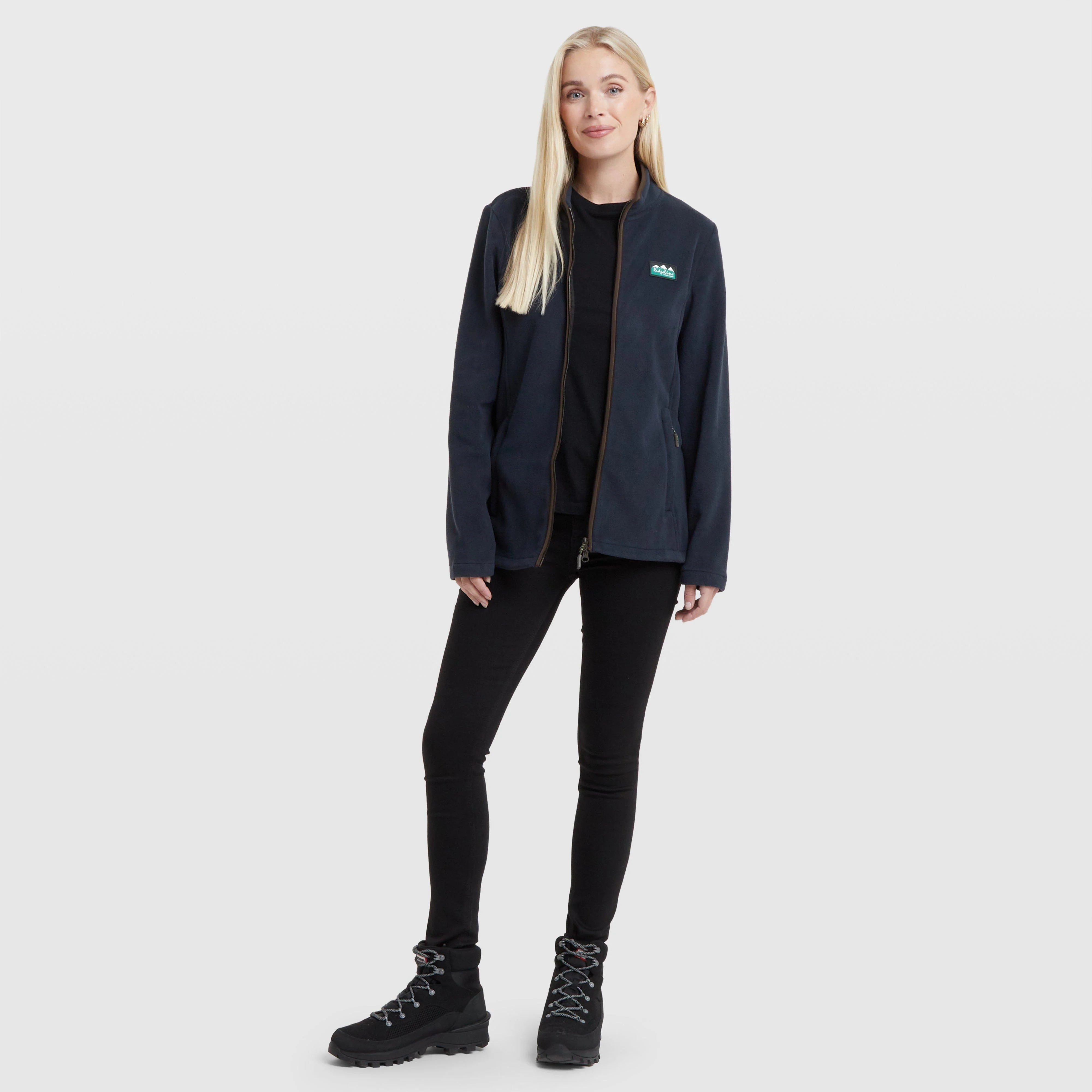 Women's Brenna Fleece Jacket Navy - Image 3