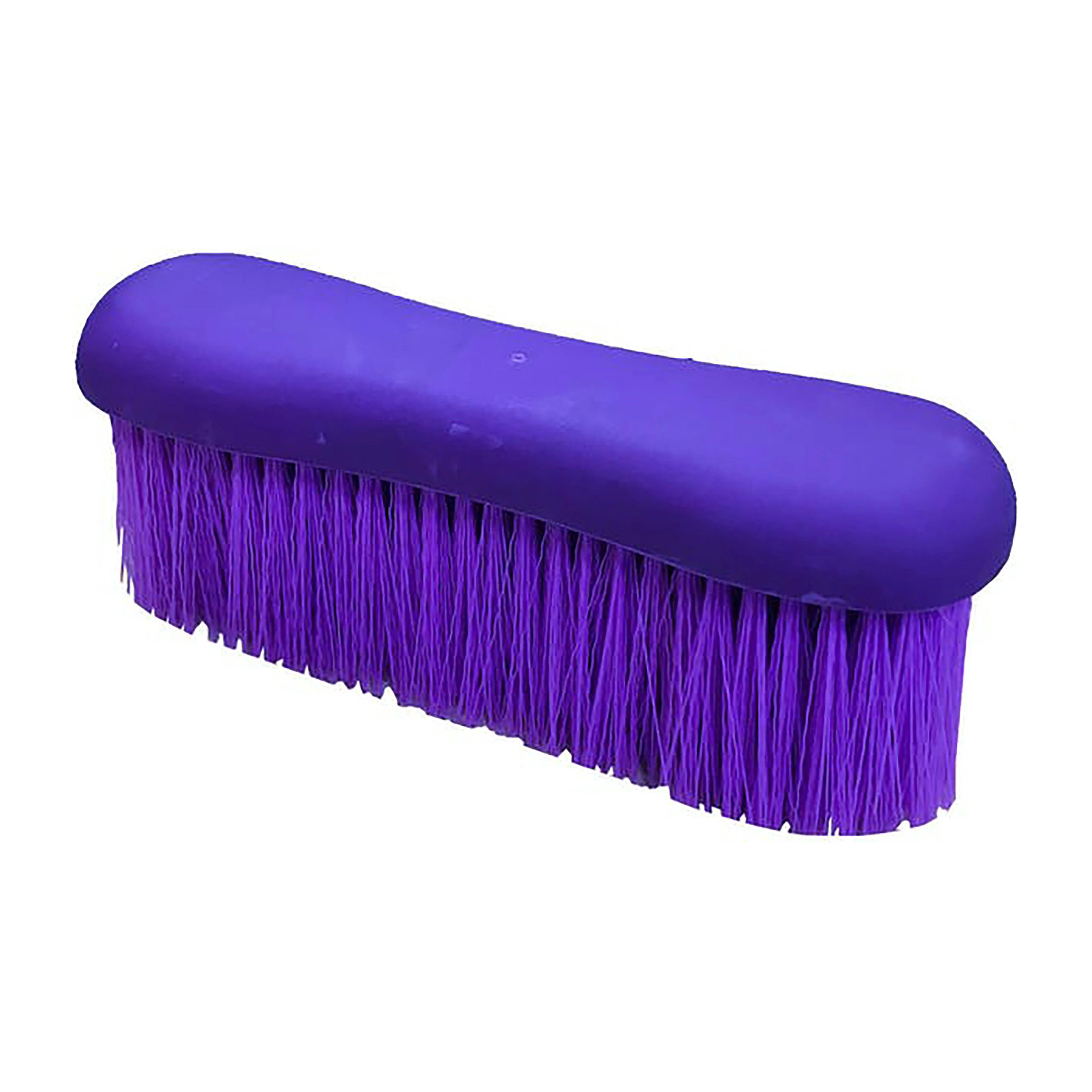 Soft Grip Long Bristle Dandy Brush Purple - Image 2