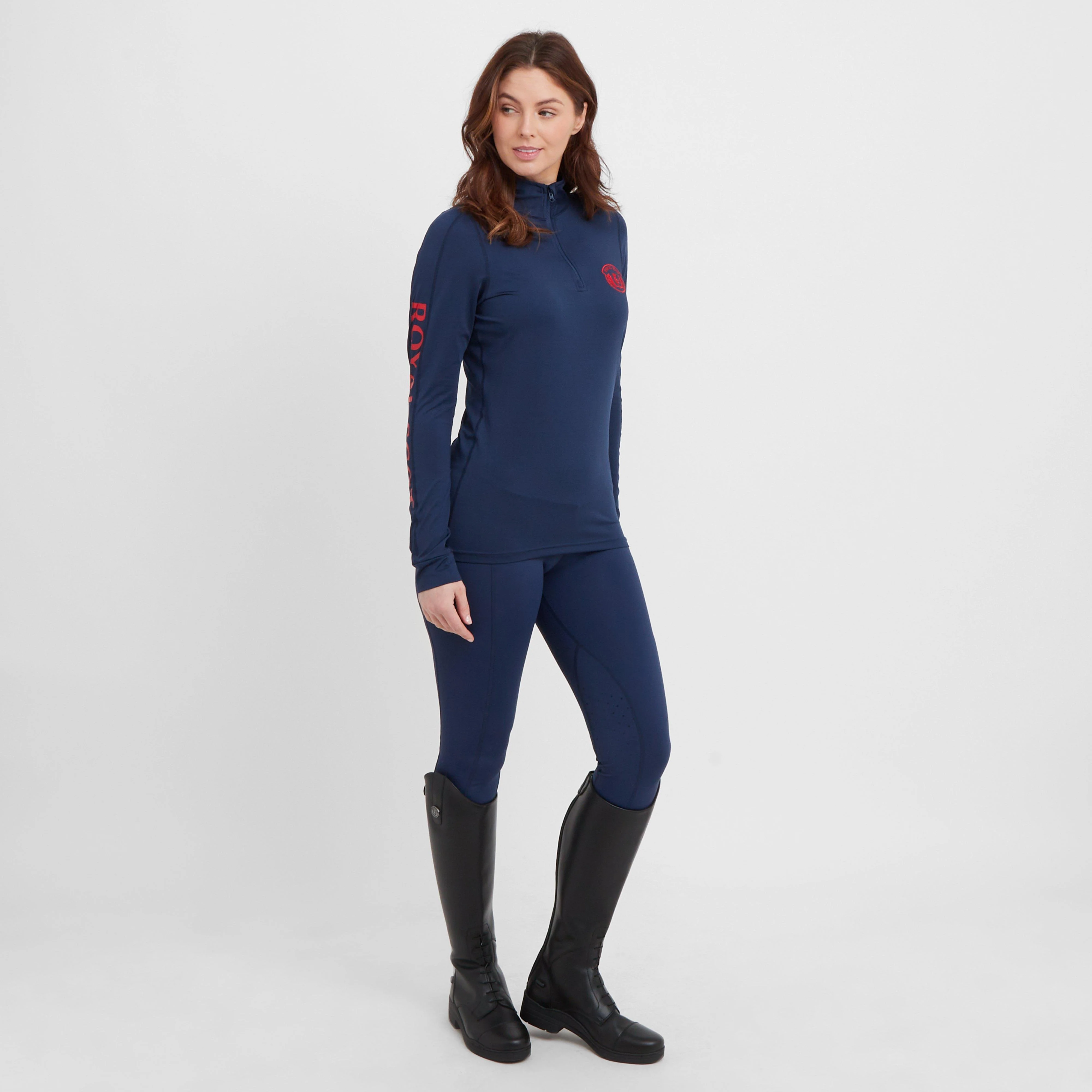 Womens Gracie Long Sleeved Base Layer Navy - Image 3