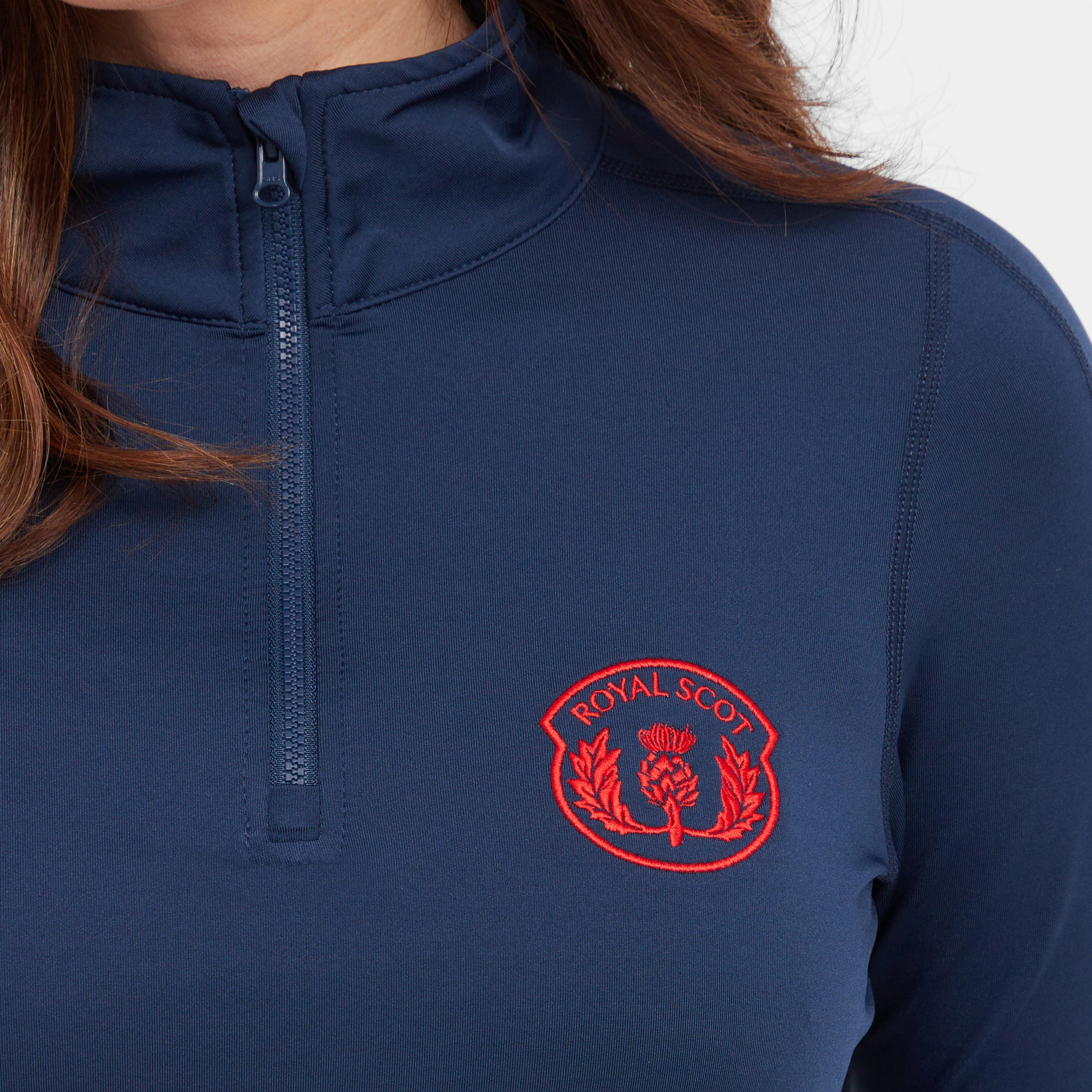 Womens Gracie Long Sleeved Base Layer Navy - Image 4
