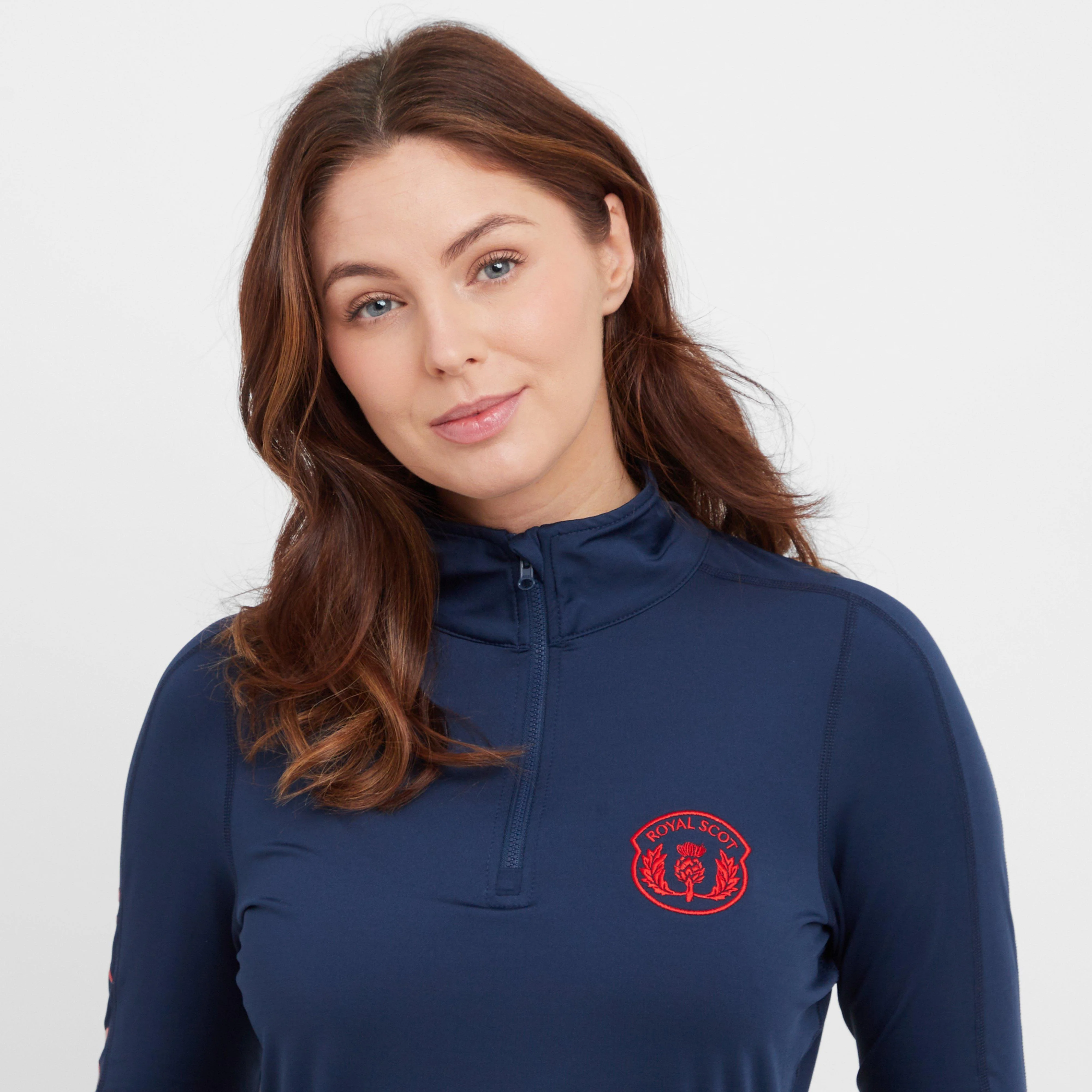 Womens Gracie Long Sleeved Base Layer Navy - Image 5