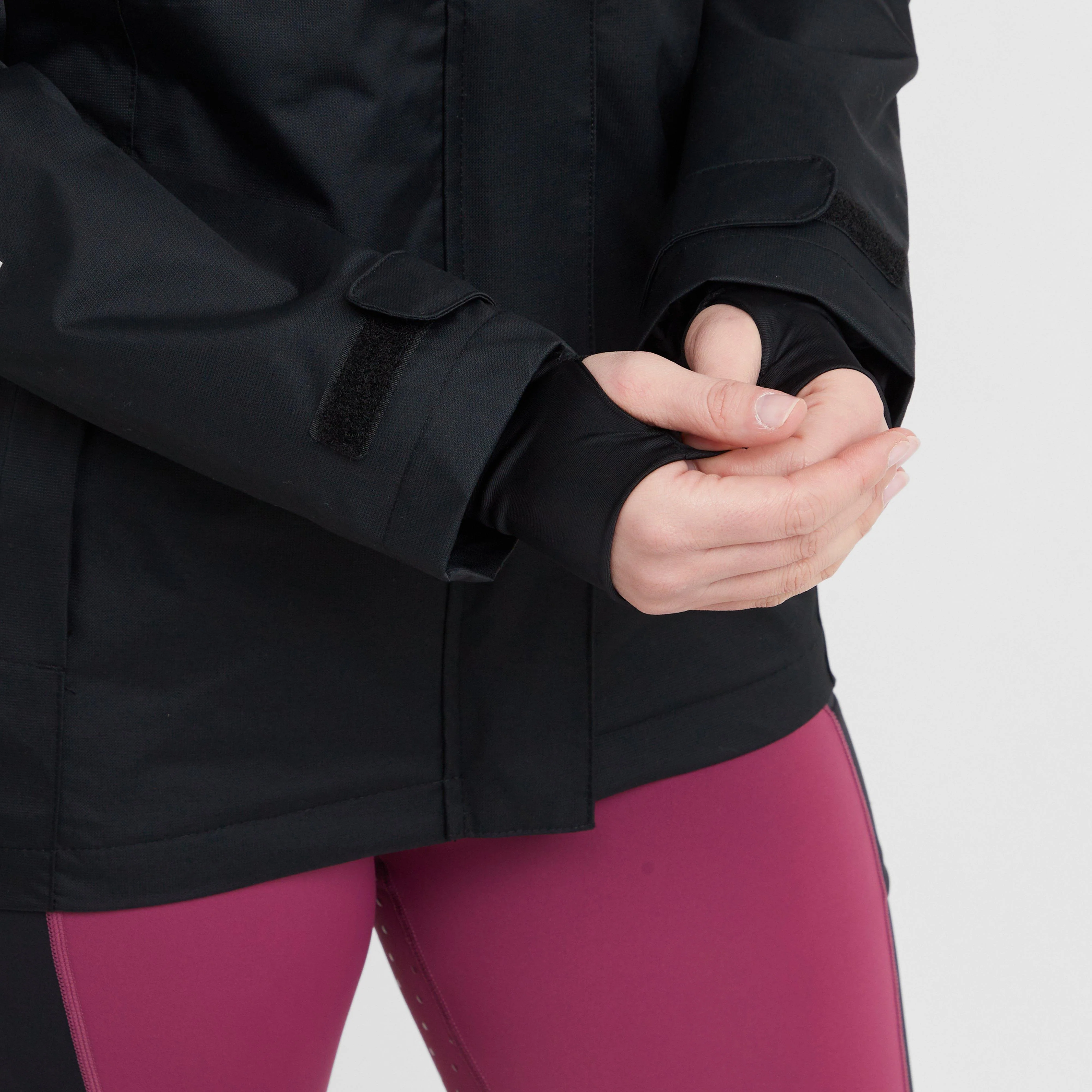 Womens Olivia Waterproof Jacket Black - Image 6